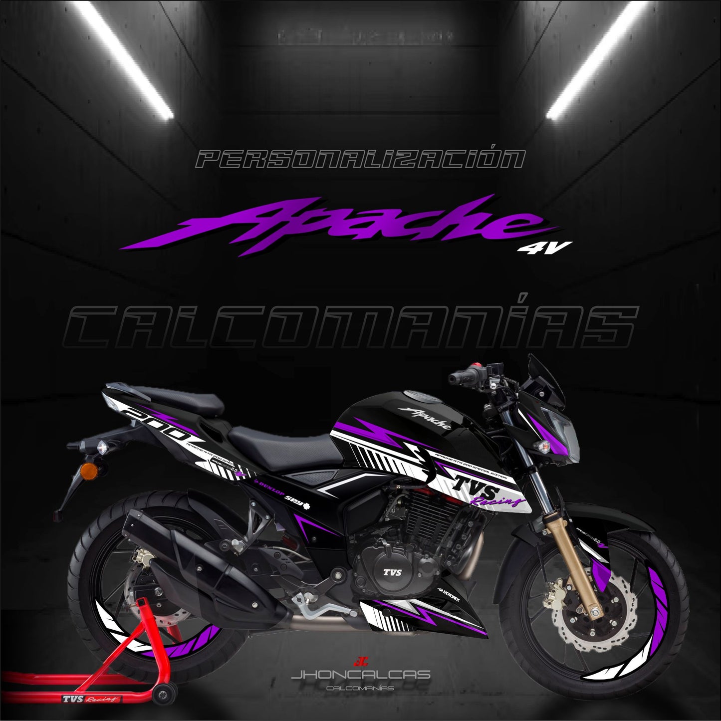 PERSONALIZADO APACHE 4V REF 001