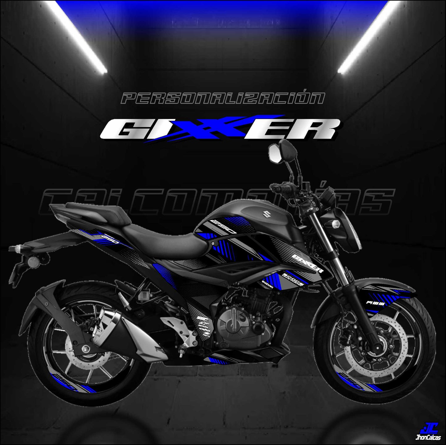 CALCAS GIXXER 150-250 PERSONALIZADO REF 003