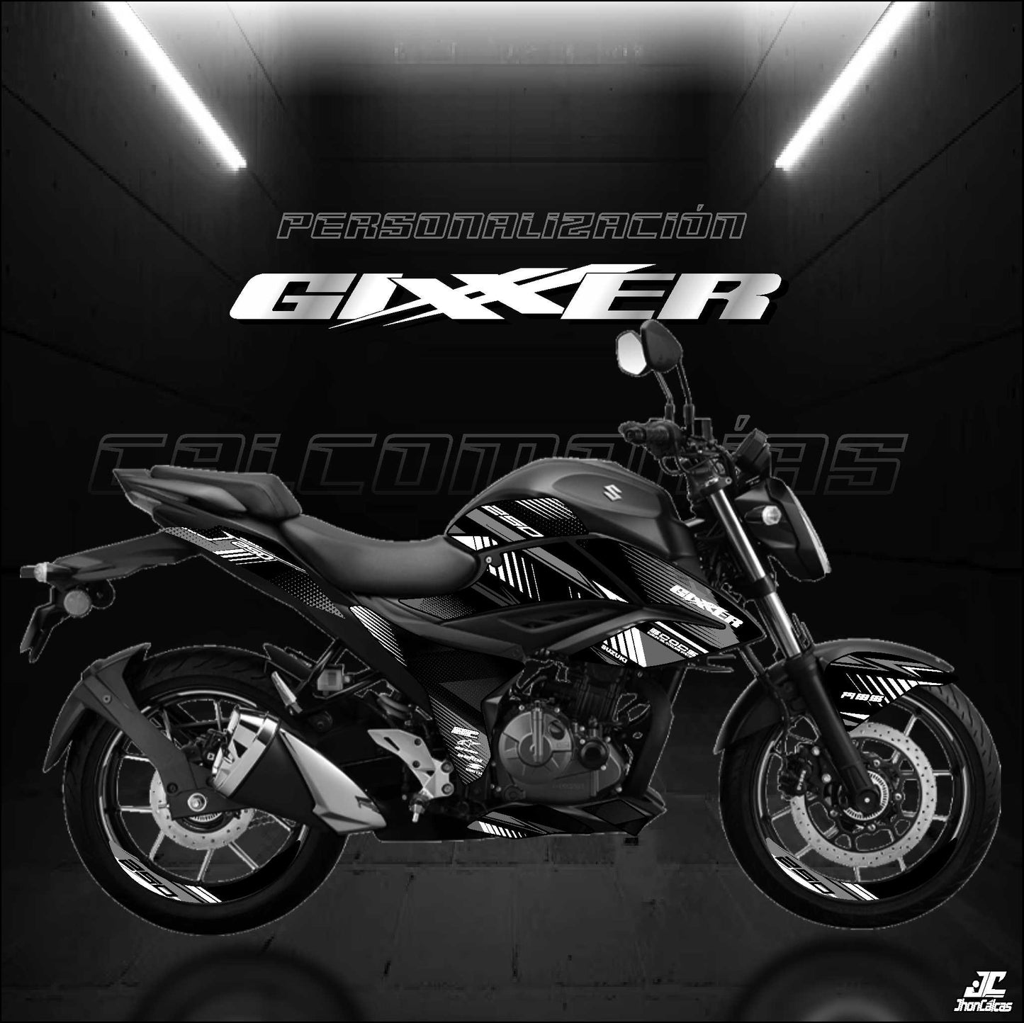 CALCAS GIXXER 150-250 PERSONALIZADO REF 003