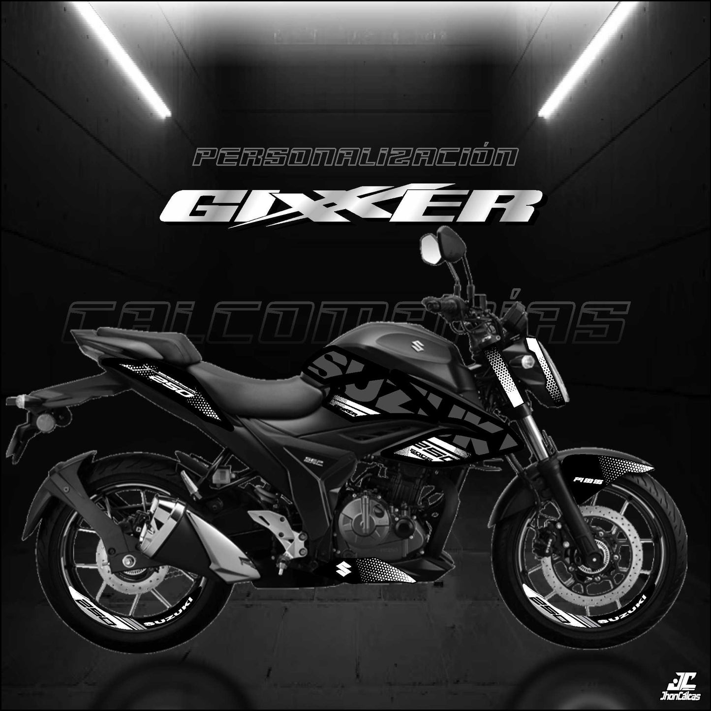 CALCAS GIXXER 150-250 PERSONALIZADO REF 002