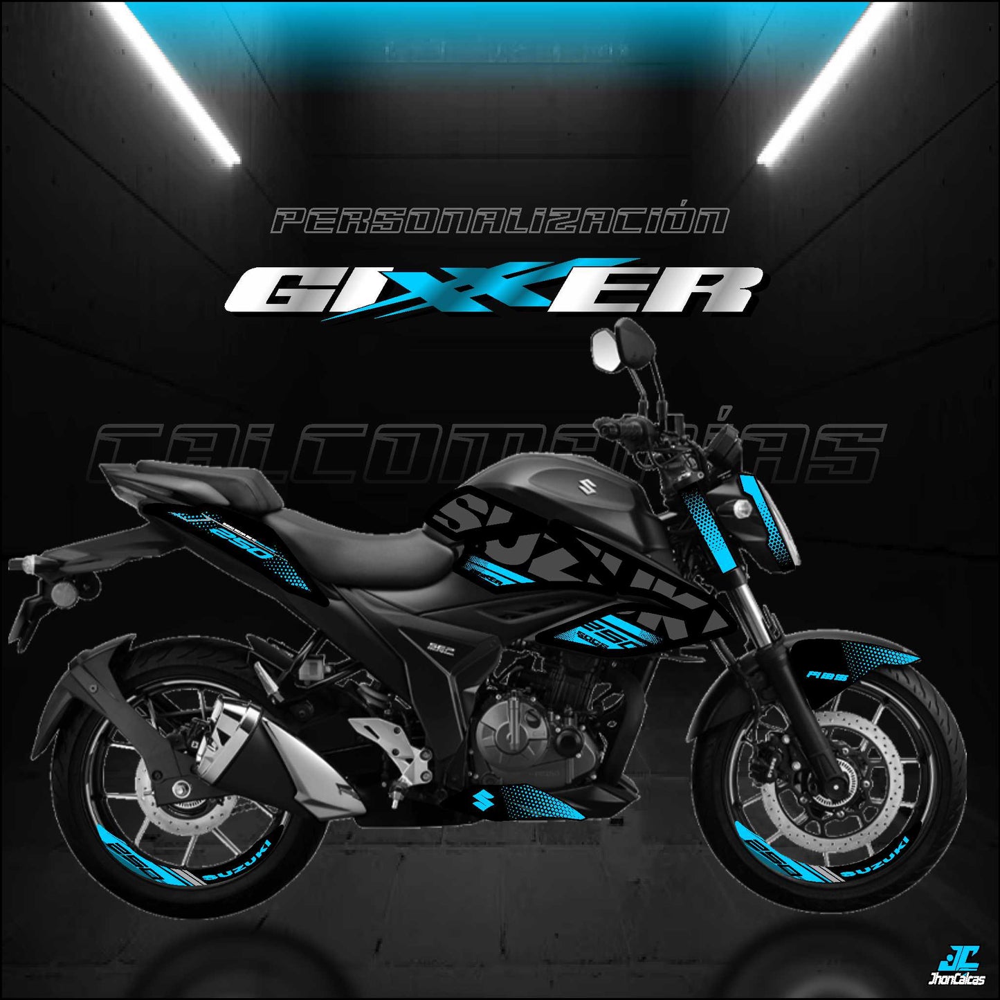 CALCAS GIXXER 150-250 PERSONALIZADO REF 002