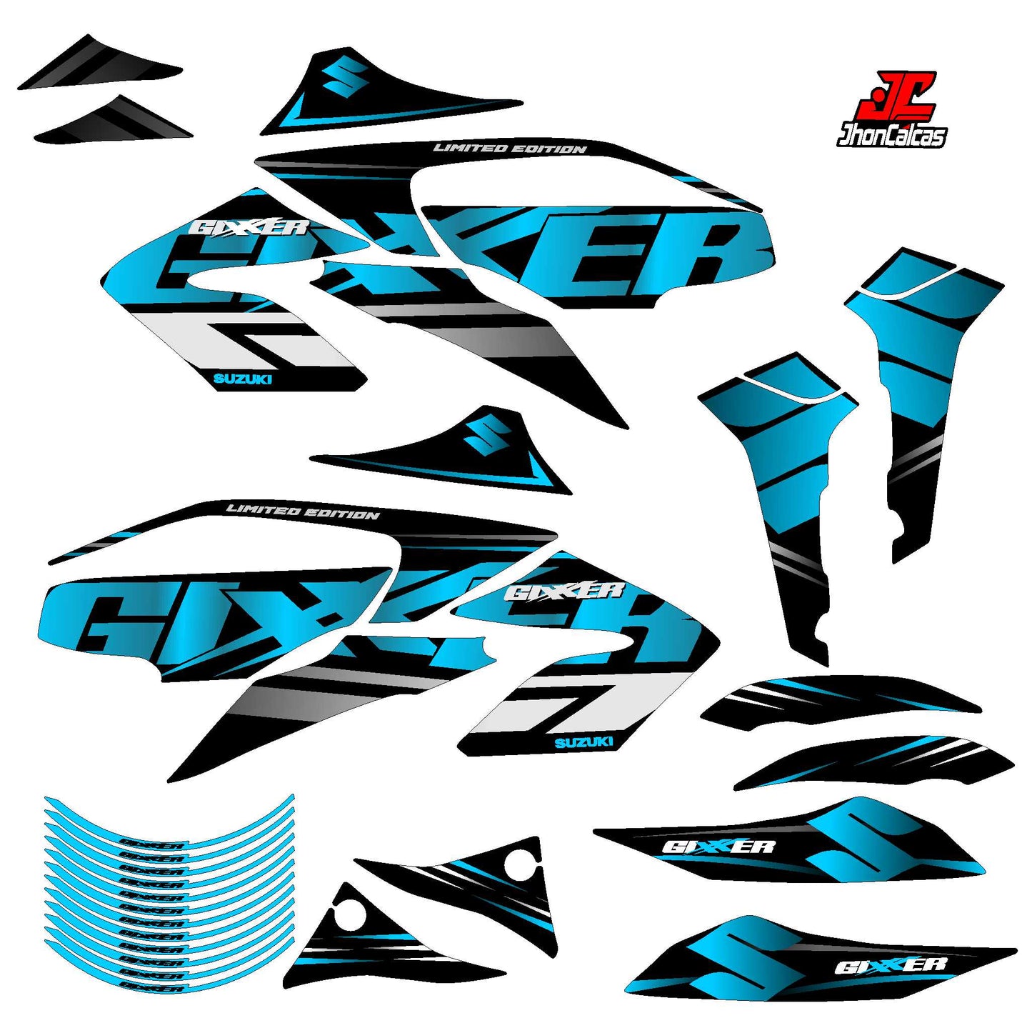 CALCAS GIXXER 150 CARBURADA