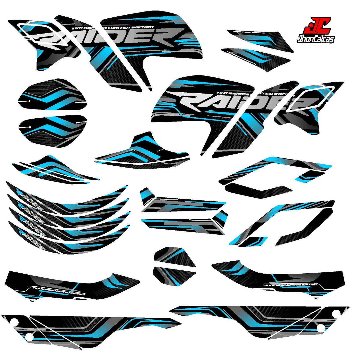 KIT PERSONALIZADO RAIDER REF 001