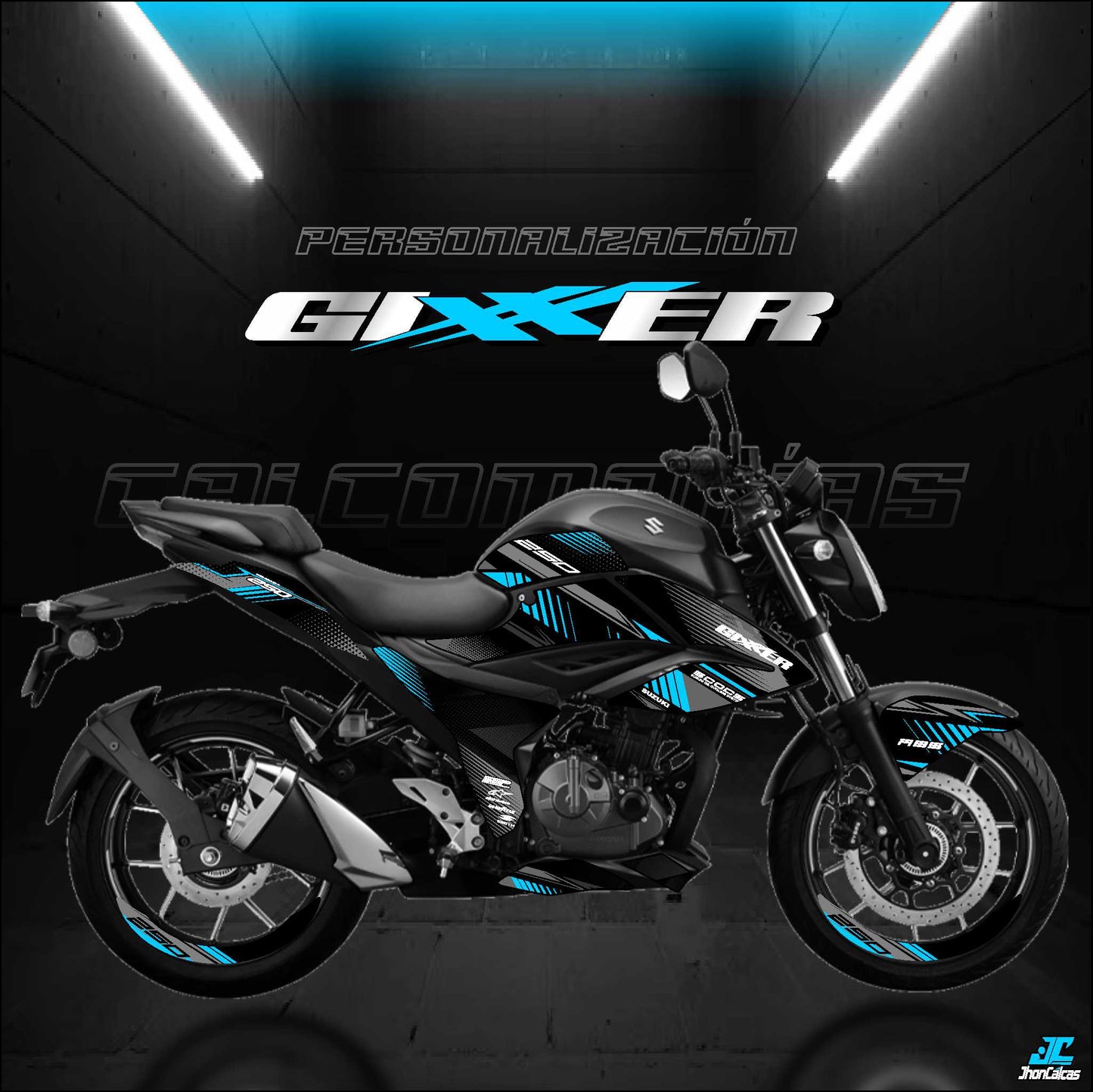 CALCAS GIXXER 150-250 PERSONALIZADO REF 003