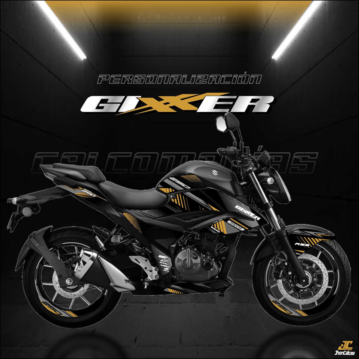 CALCAS GIXXER 150-250 PERSONALIZADO REF 003