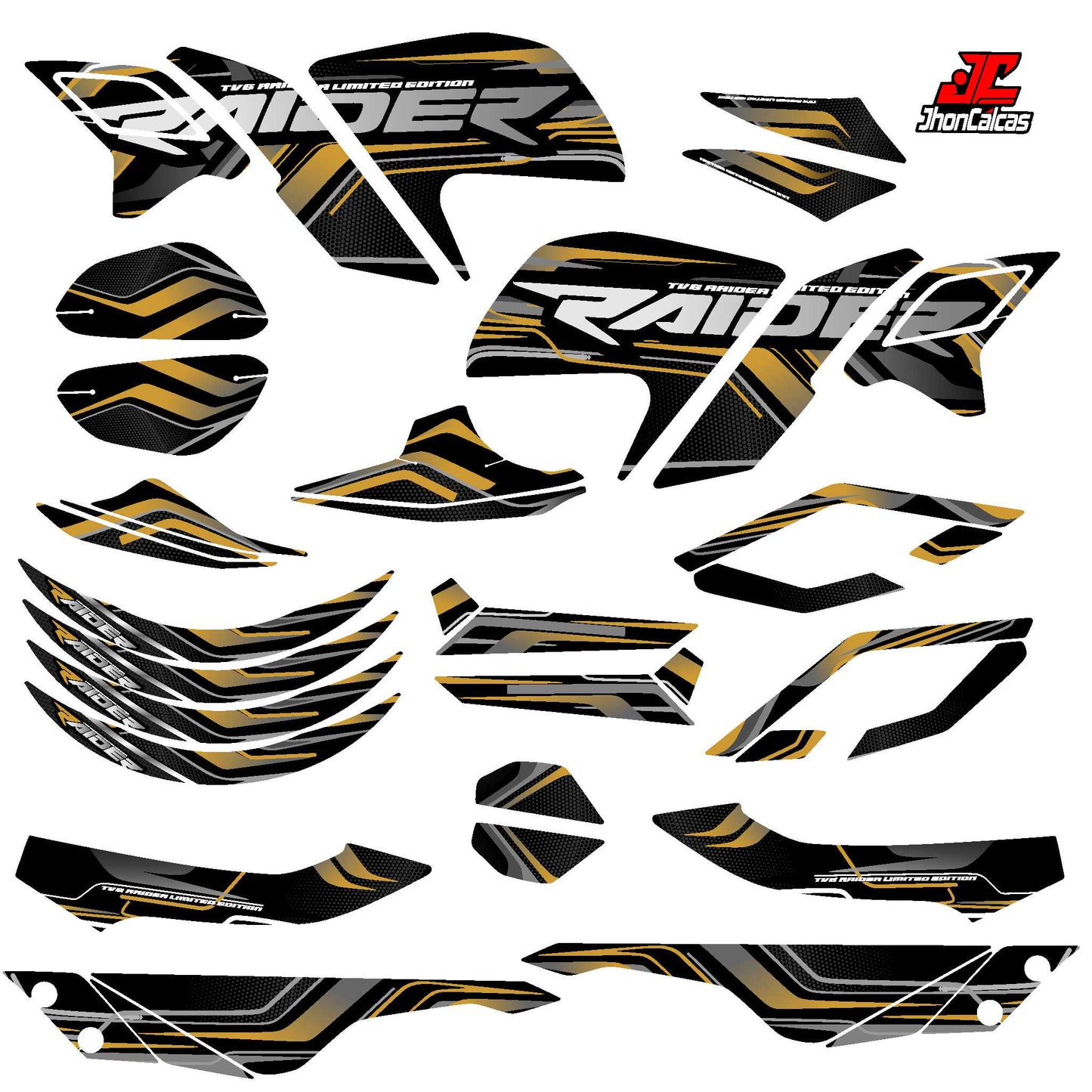 KIT PERSONALIZADO RAIDER REF 001