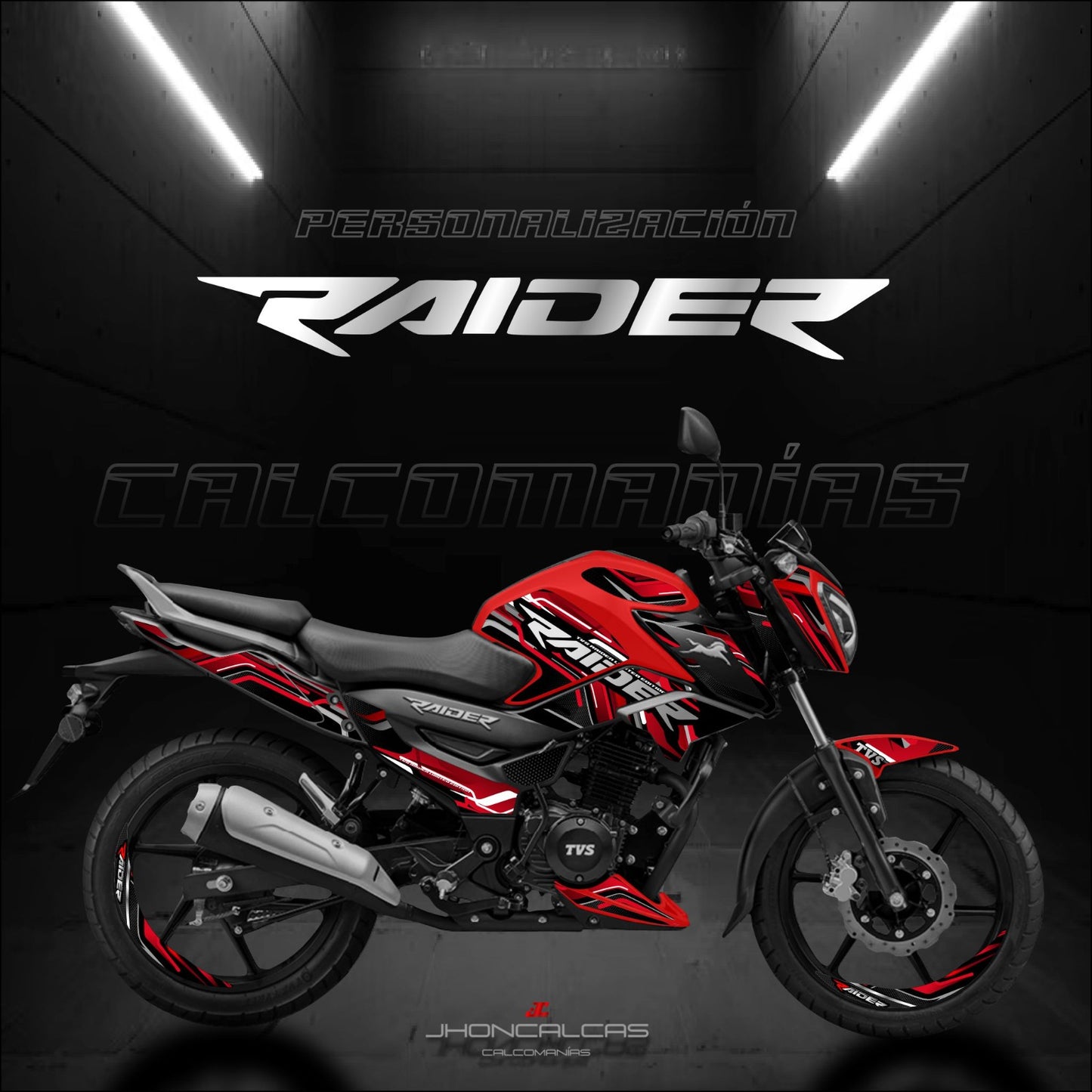 KIT PERSONALIZADO RAIDER REF 001
