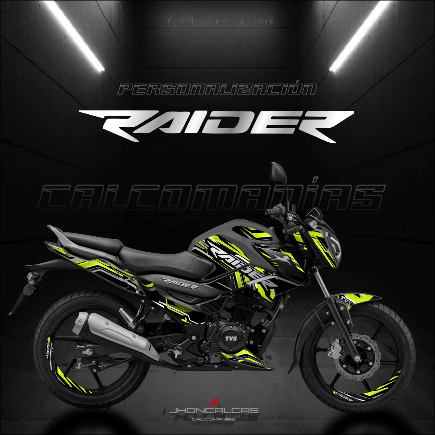 KIT PERSONALIZADO RAIDER REF 001