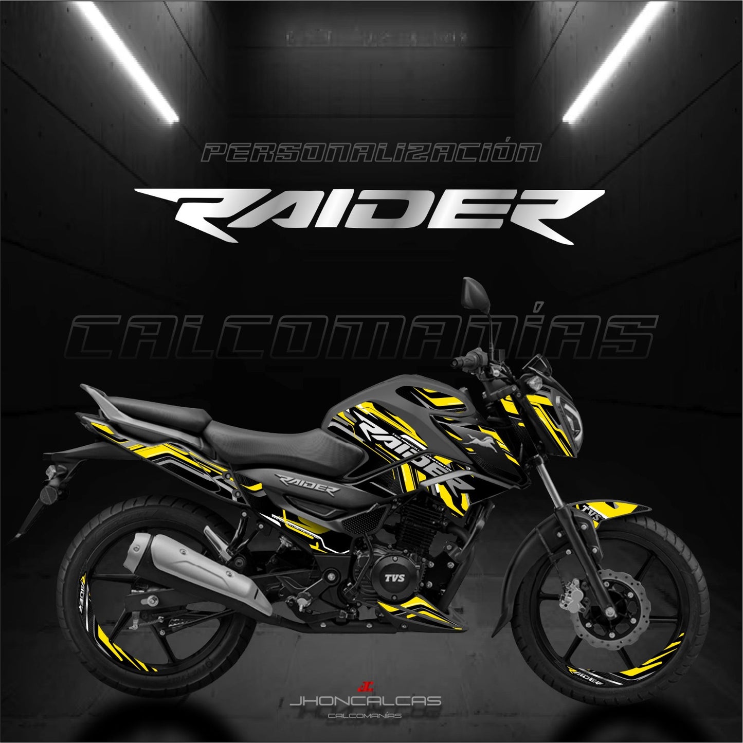 KIT PERSONALIZADO RAIDER REF 001