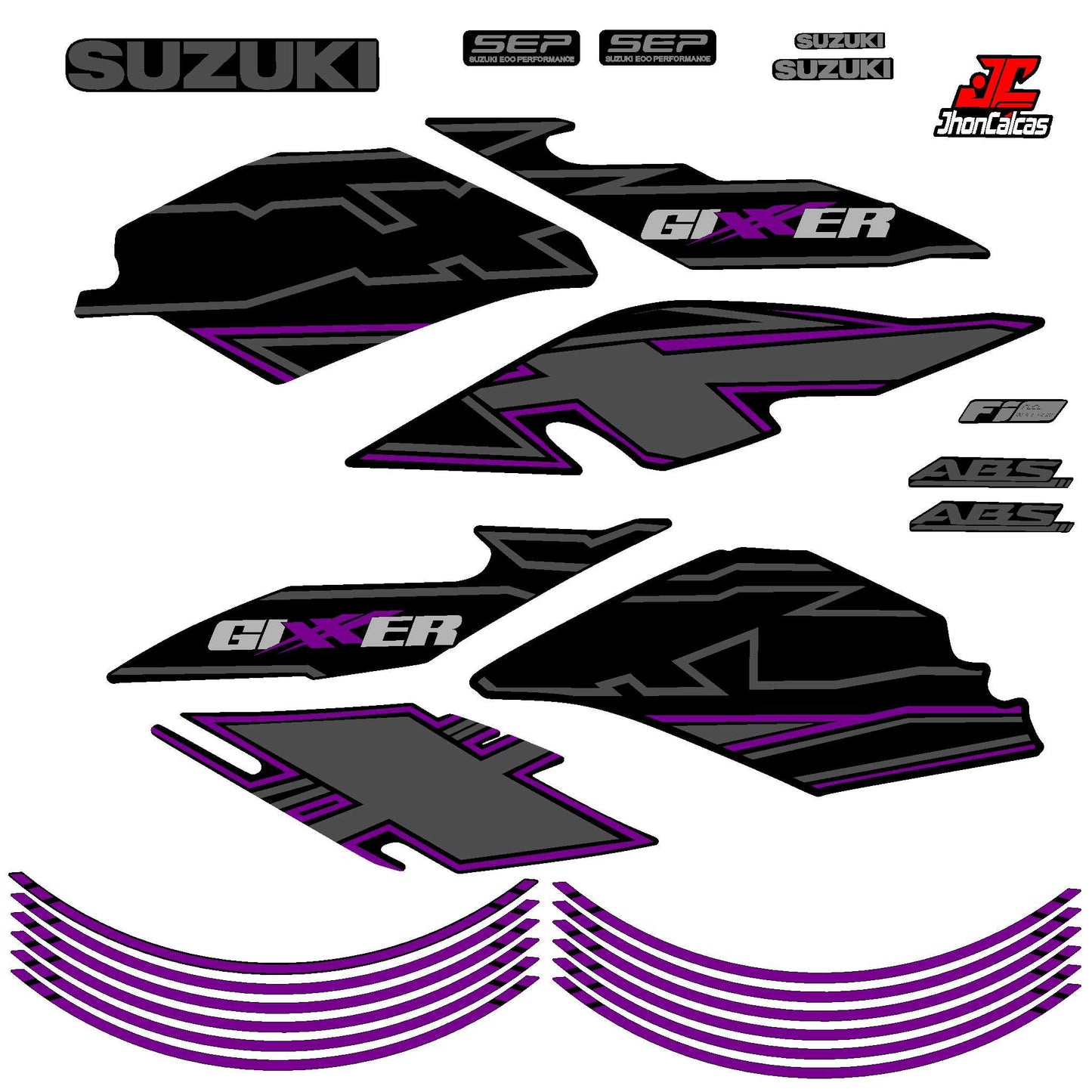 CALCAS GIXXER 150 V2