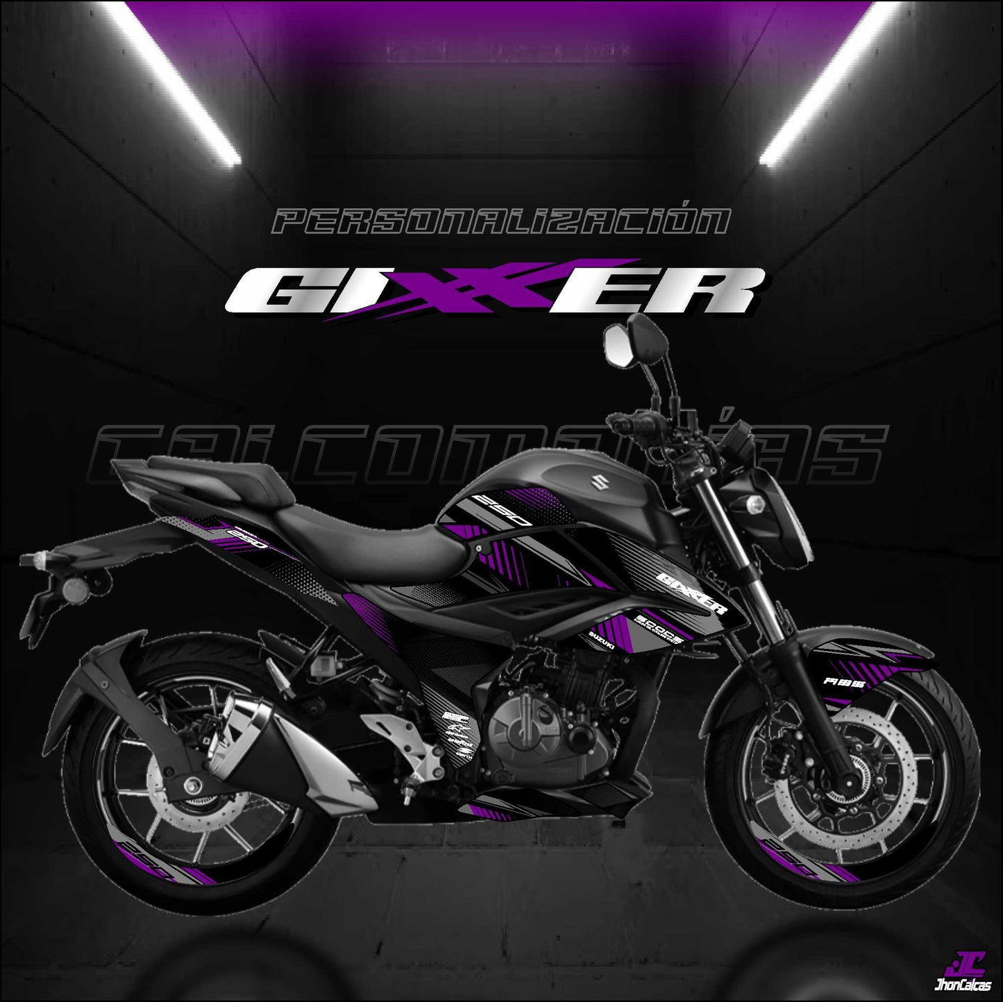 CALCAS GIXXER 150-250 PERSONALIZADO REF 003