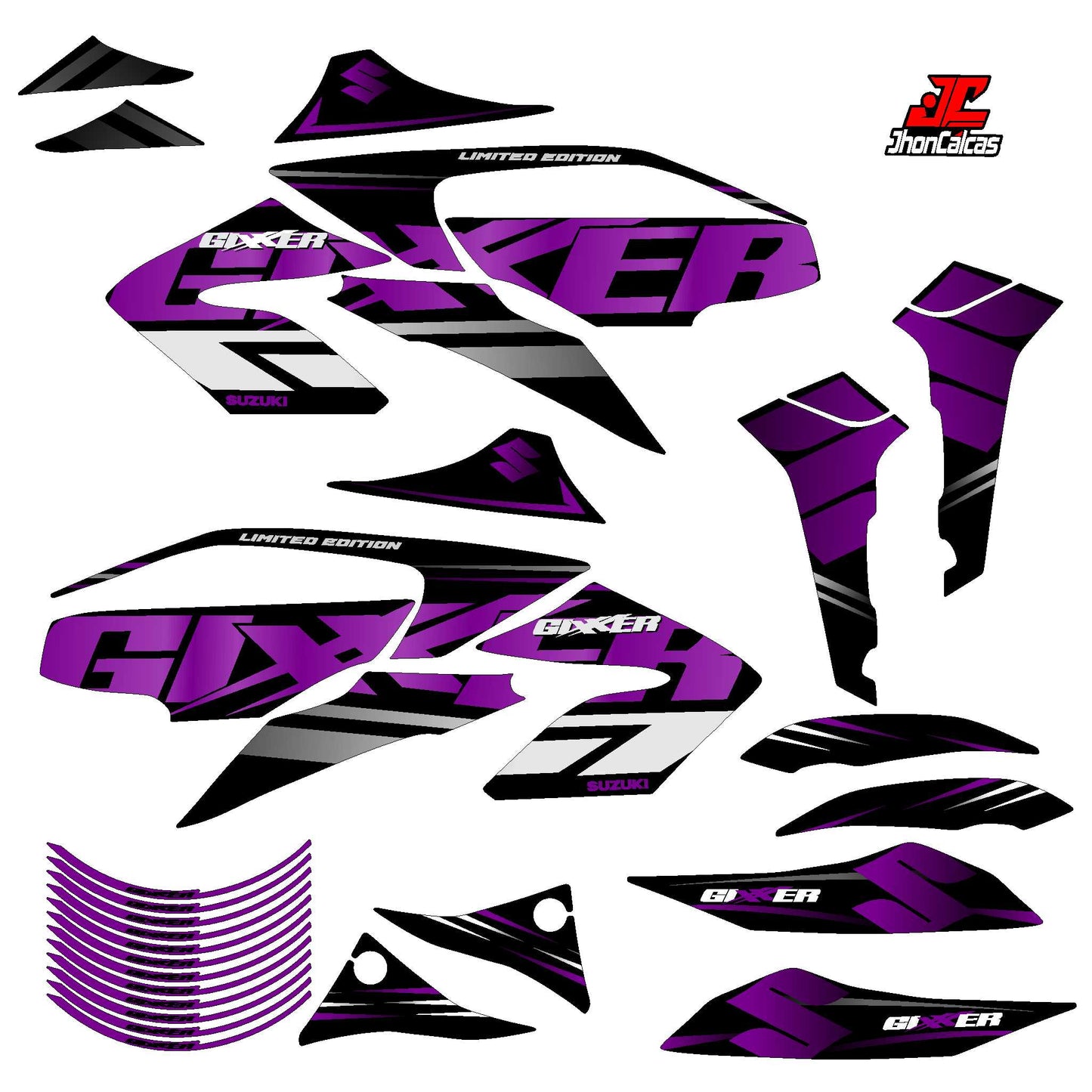 CALCAS GIXXER 150 CARBURADA