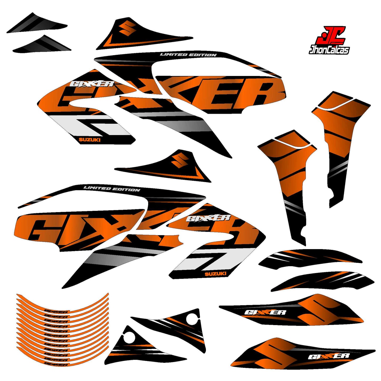 CALCAS GIXXER 150 CARBURADA