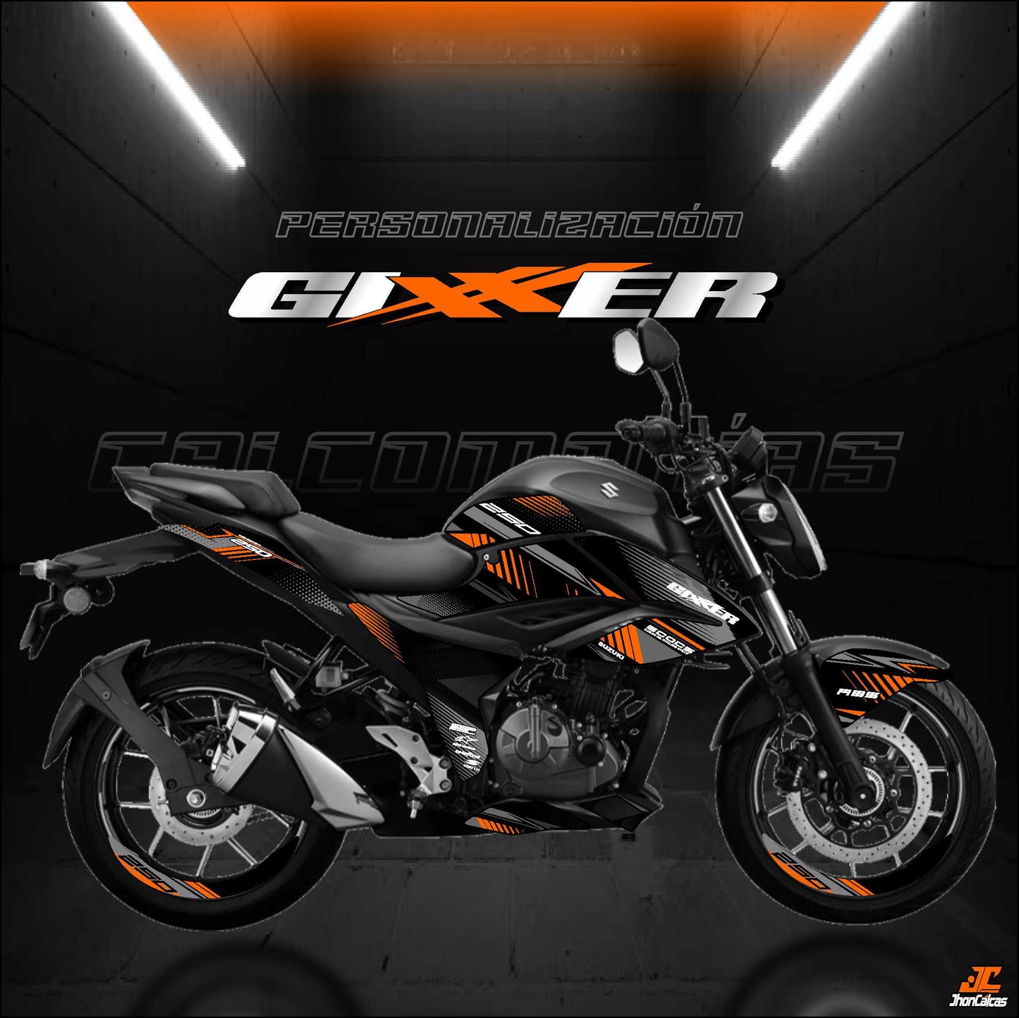 CALCAS GIXXER 150-250 PERSONALIZADO REF 003