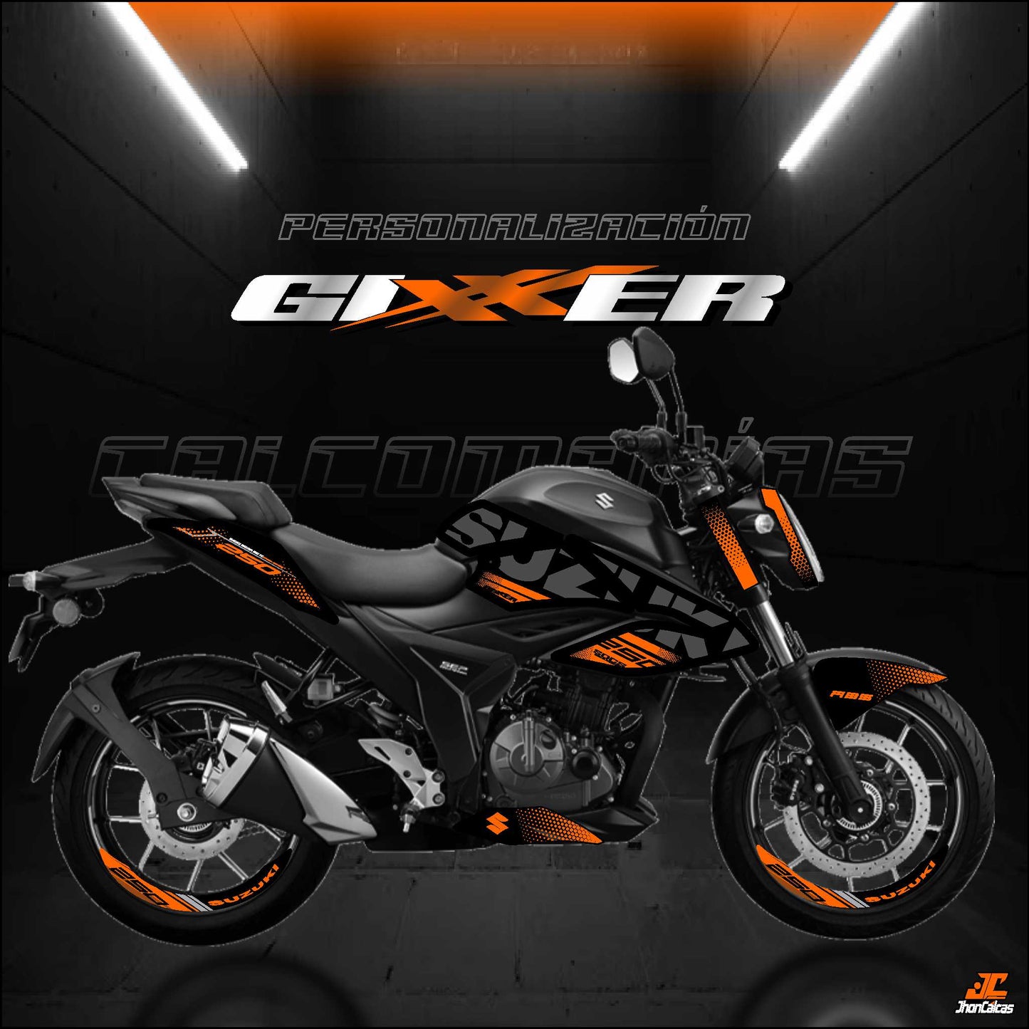 CALCAS GIXXER 150-250 PERSONALIZADO REF 002