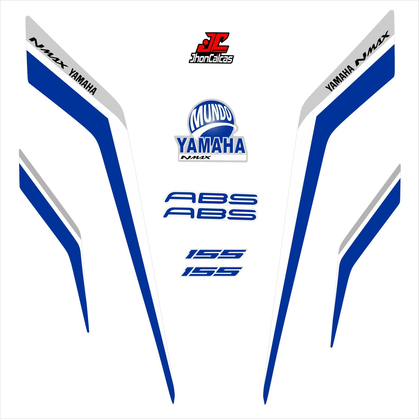 CALCAS NMAX REF 001 MOTO BLANCA