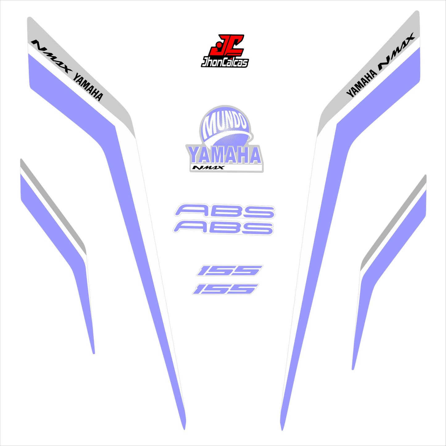 CALCAS NMAX REF 001 MOTO BLANCA