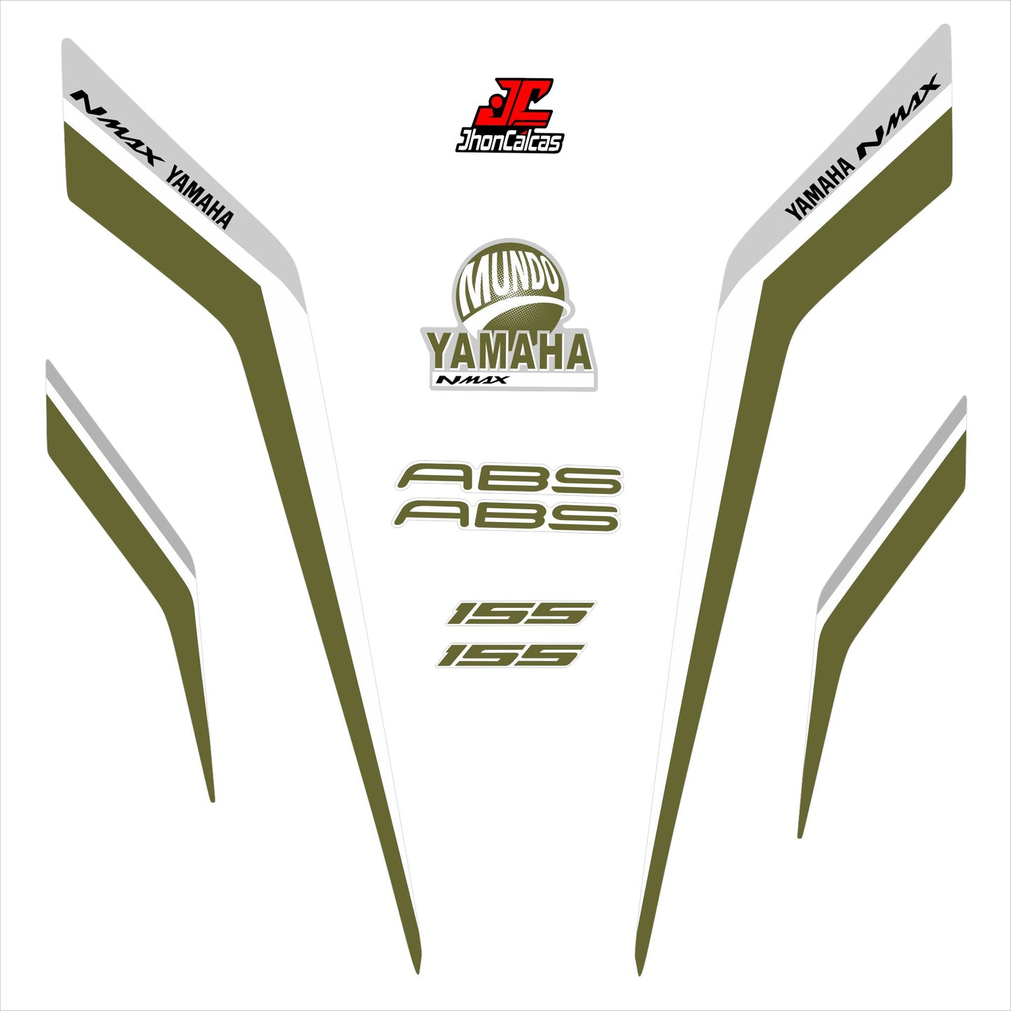 CALCAS NMAX REF 001 MOTO BLANCA