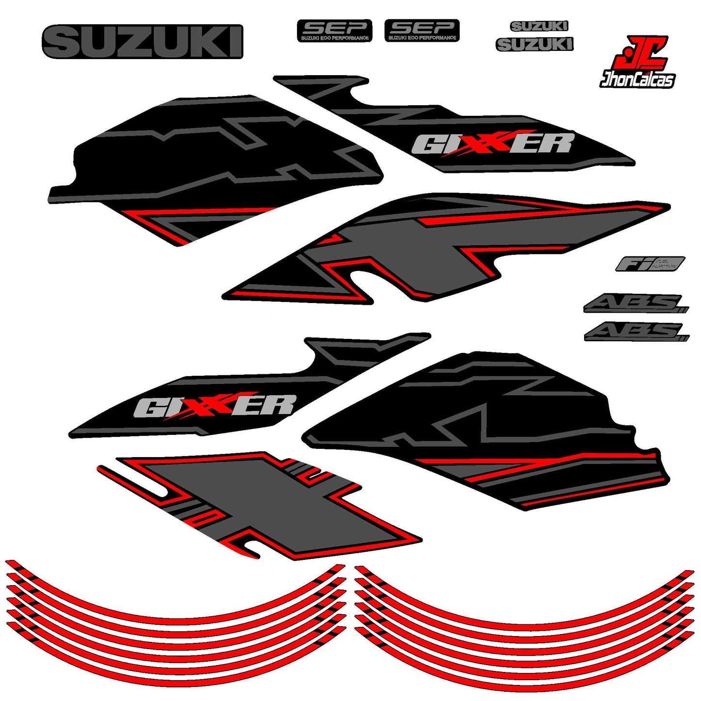 CALCAS GIXXER 150 V2