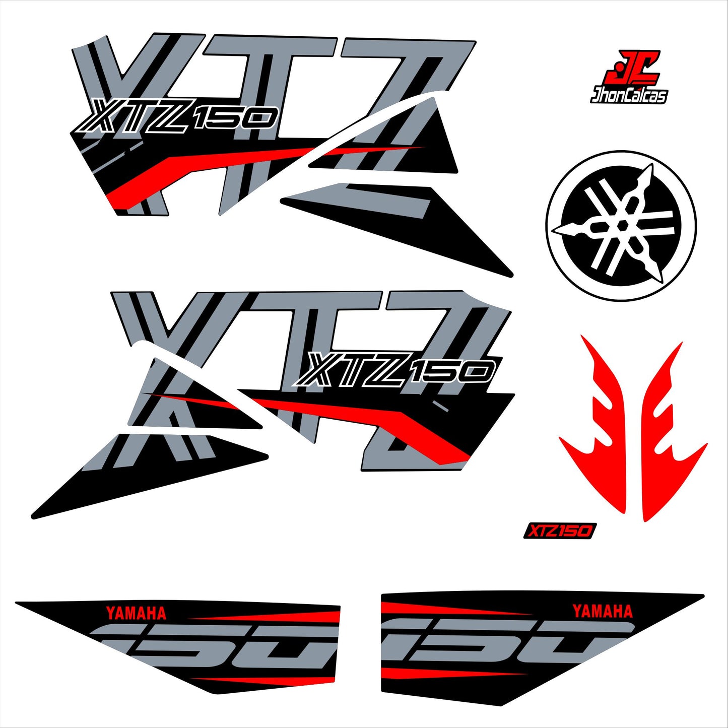 CALCAS XTZ 150 PERSONALIZADAS MOTO NEGRA