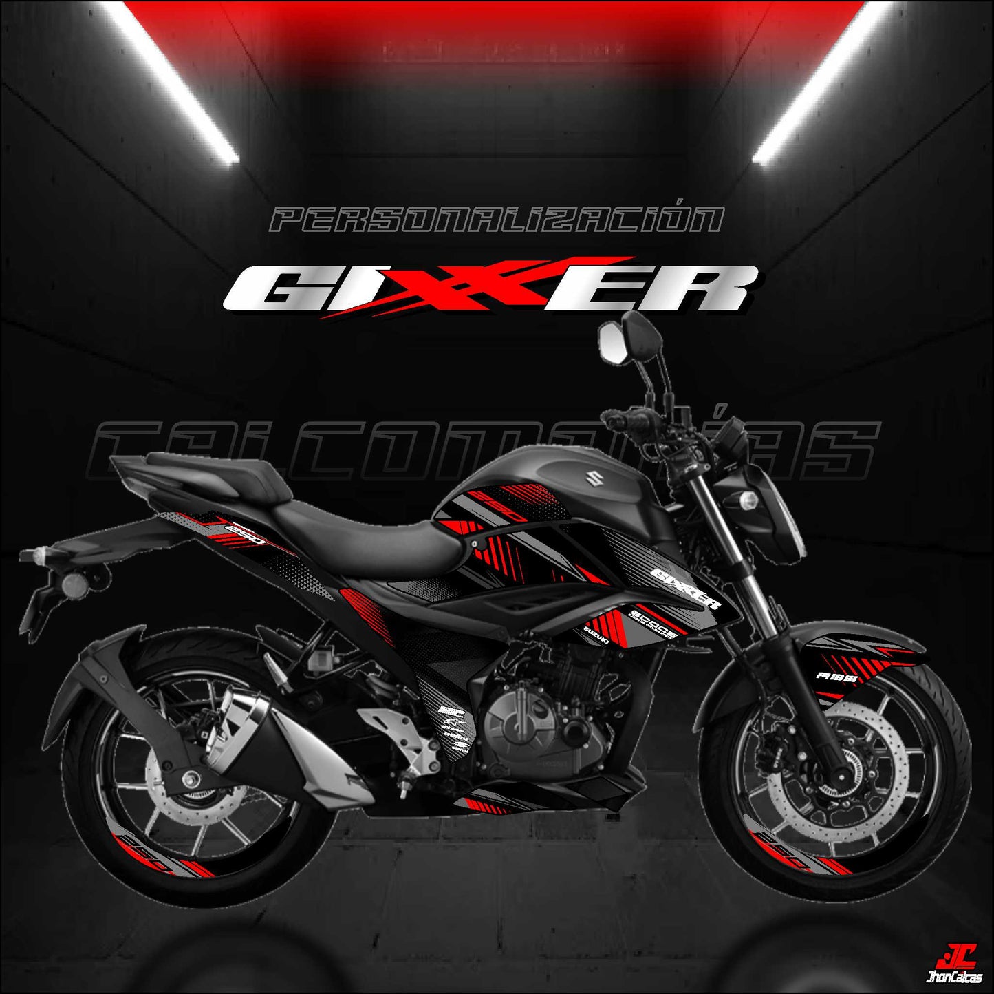 CALCAS GIXXER 150-250 PERSONALIZADO REF 003
