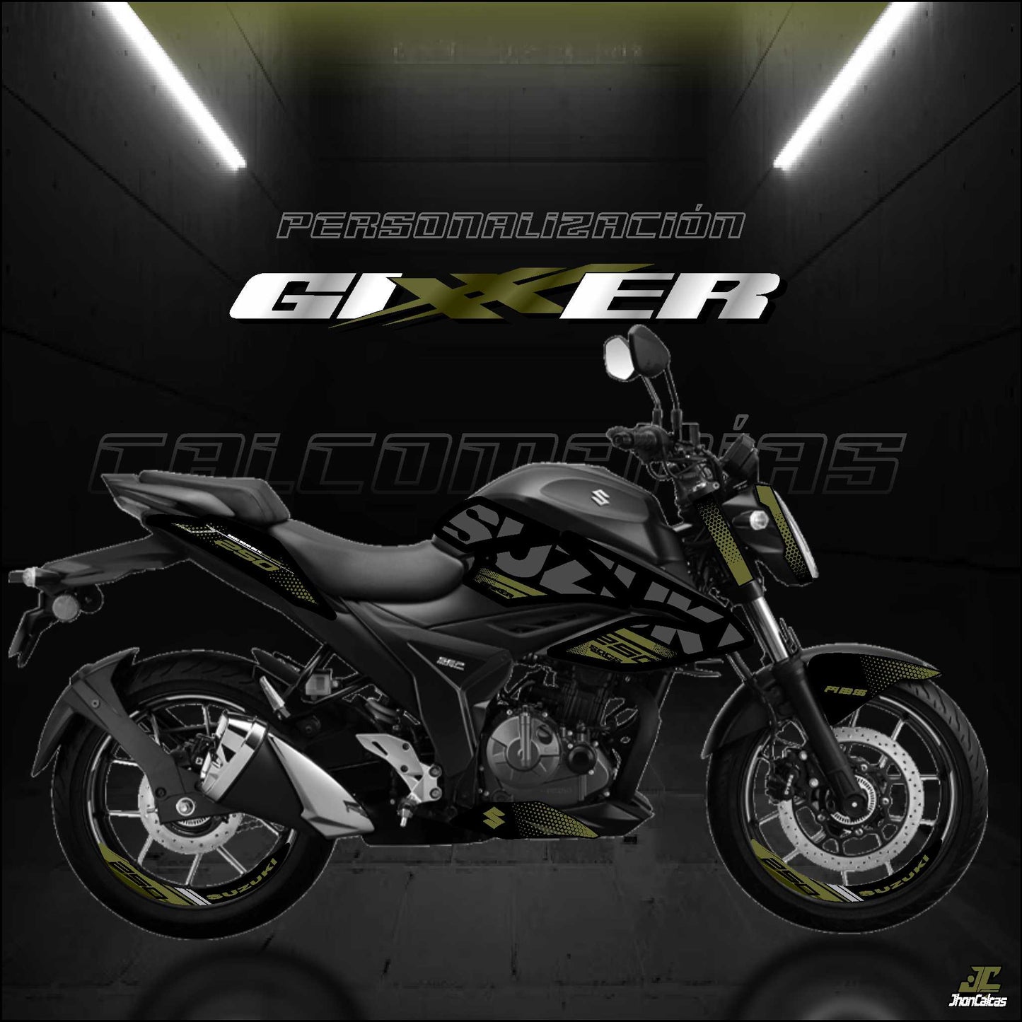 CALCAS GIXXER 150-250 PERSONALIZADO REF 002