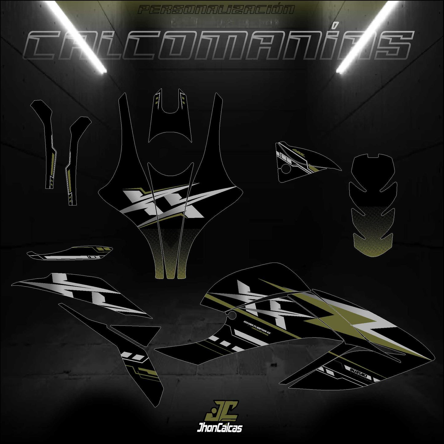 CALCAS GIXXER 150-250 PERSONALIZADO REF 004