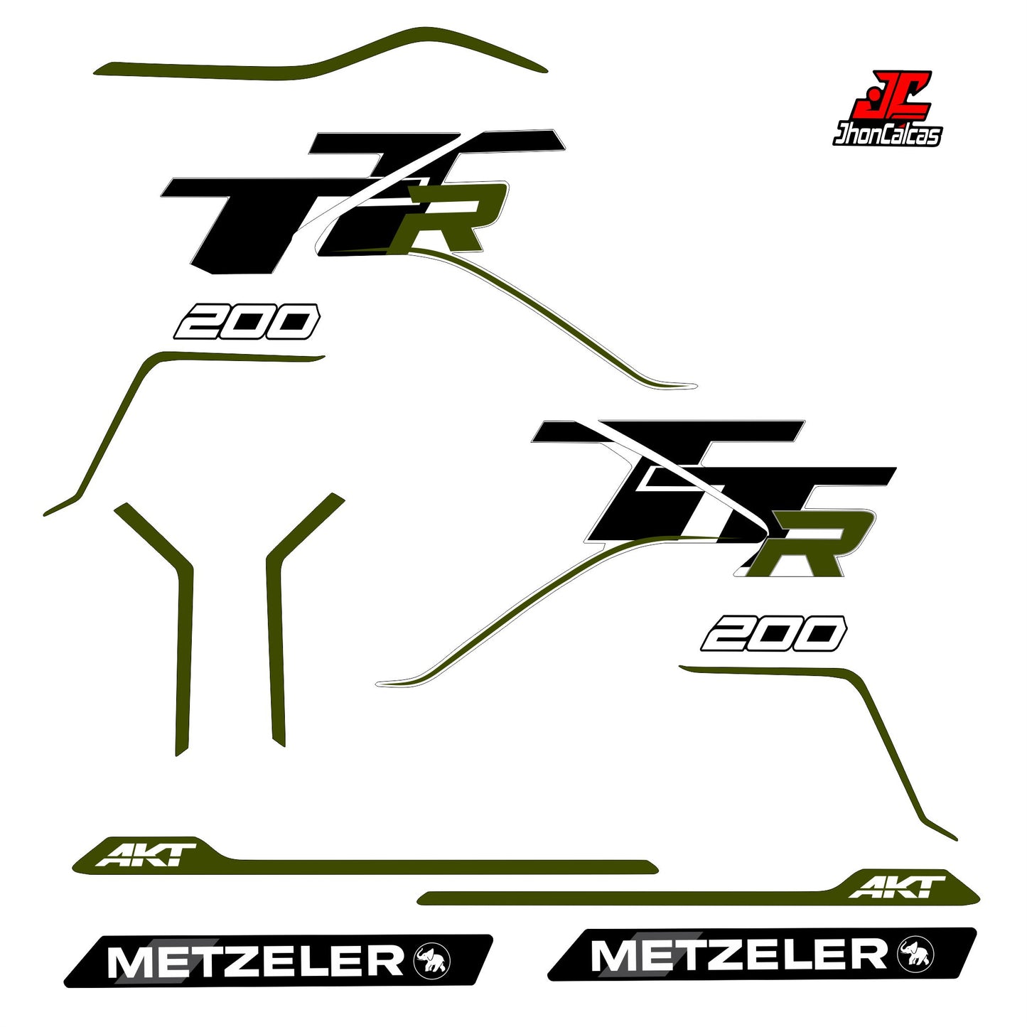 CALCAS TTR 200 2027 MOTO BLANCA