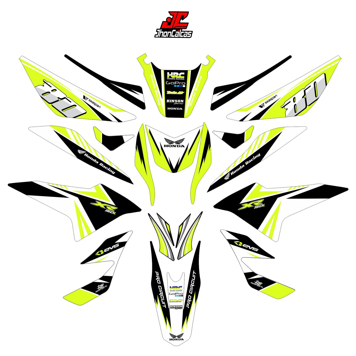 KIT PERSONALIZADO DE XR 150L