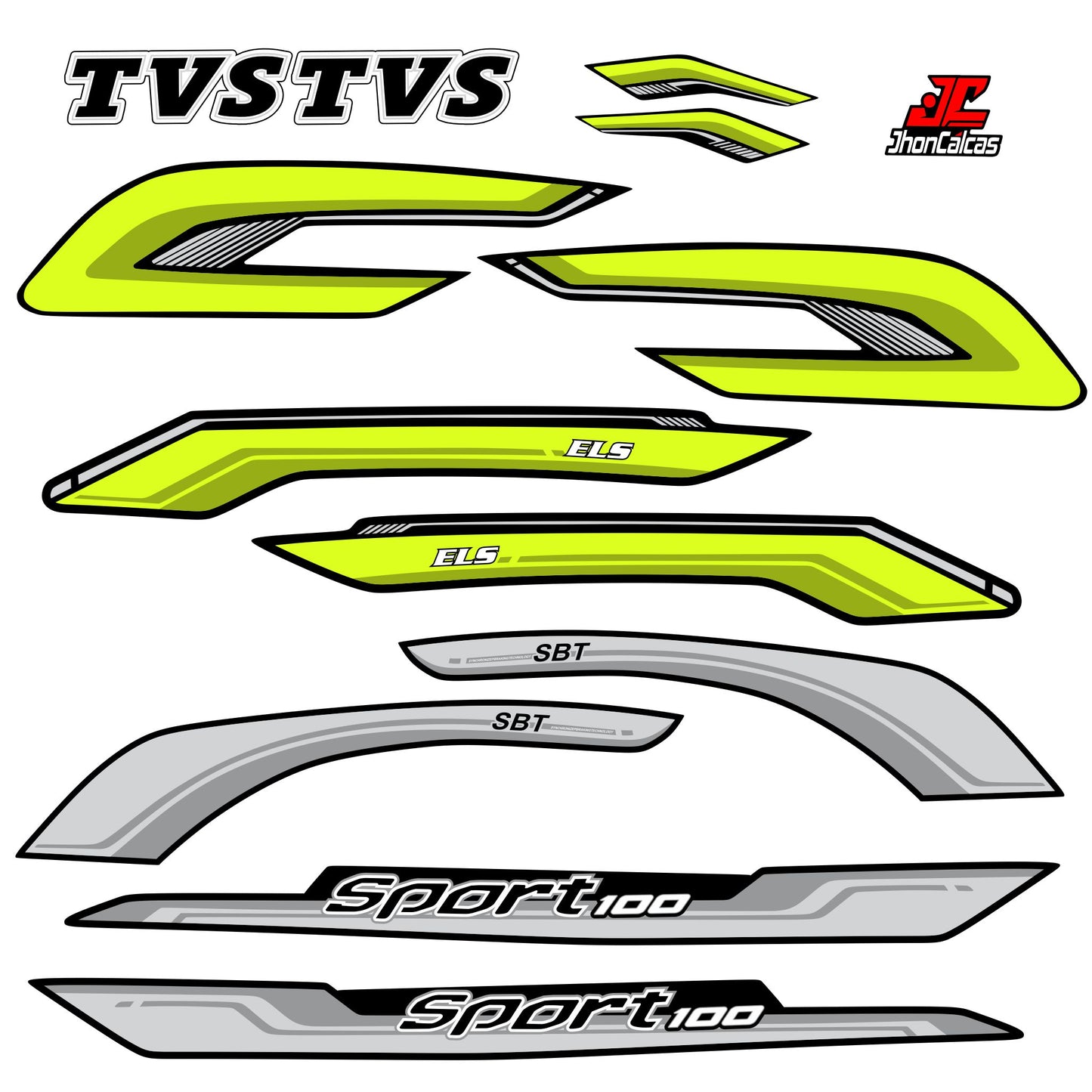 CALCAS TVS 100 SPORT ELS 2026