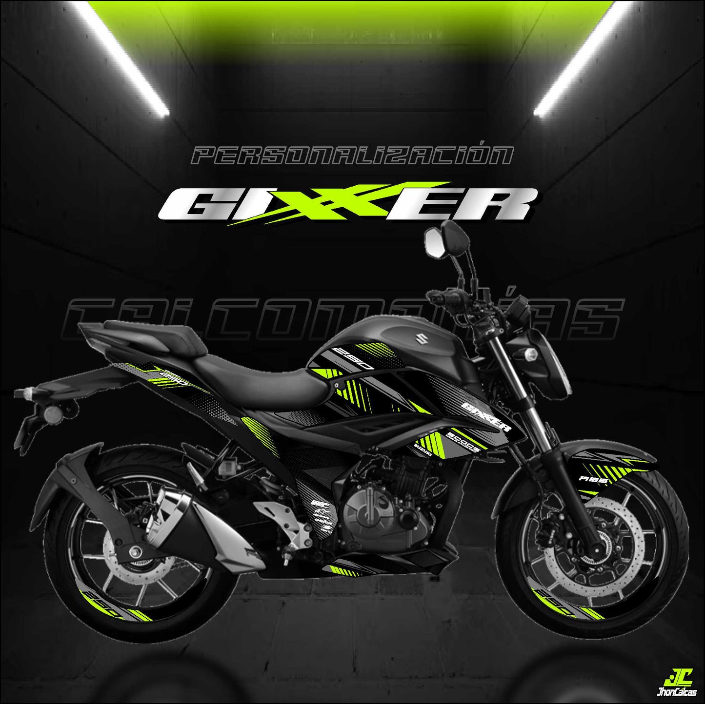 CALCAS GIXXER 150-250 PERSONALIZADO REF 003
