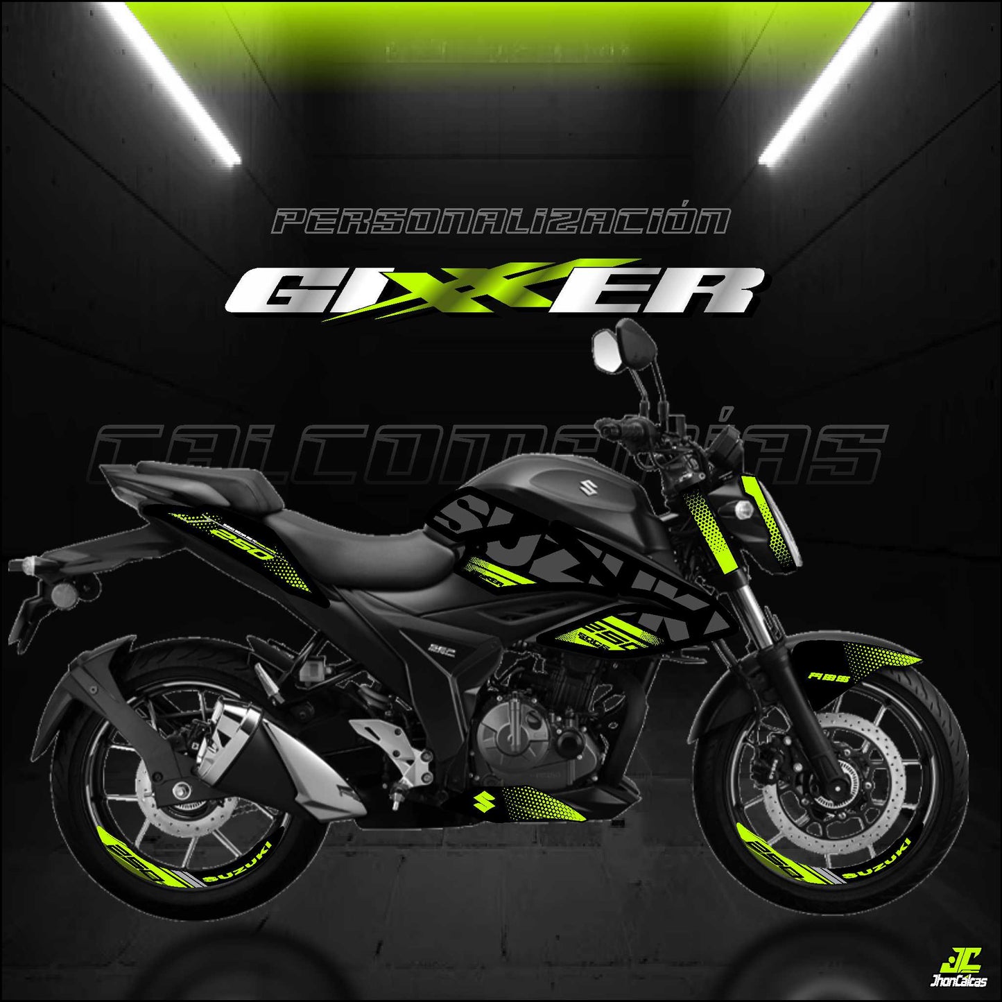 CALCAS GIXXER 150-250 PERSONALIZADO REF 002