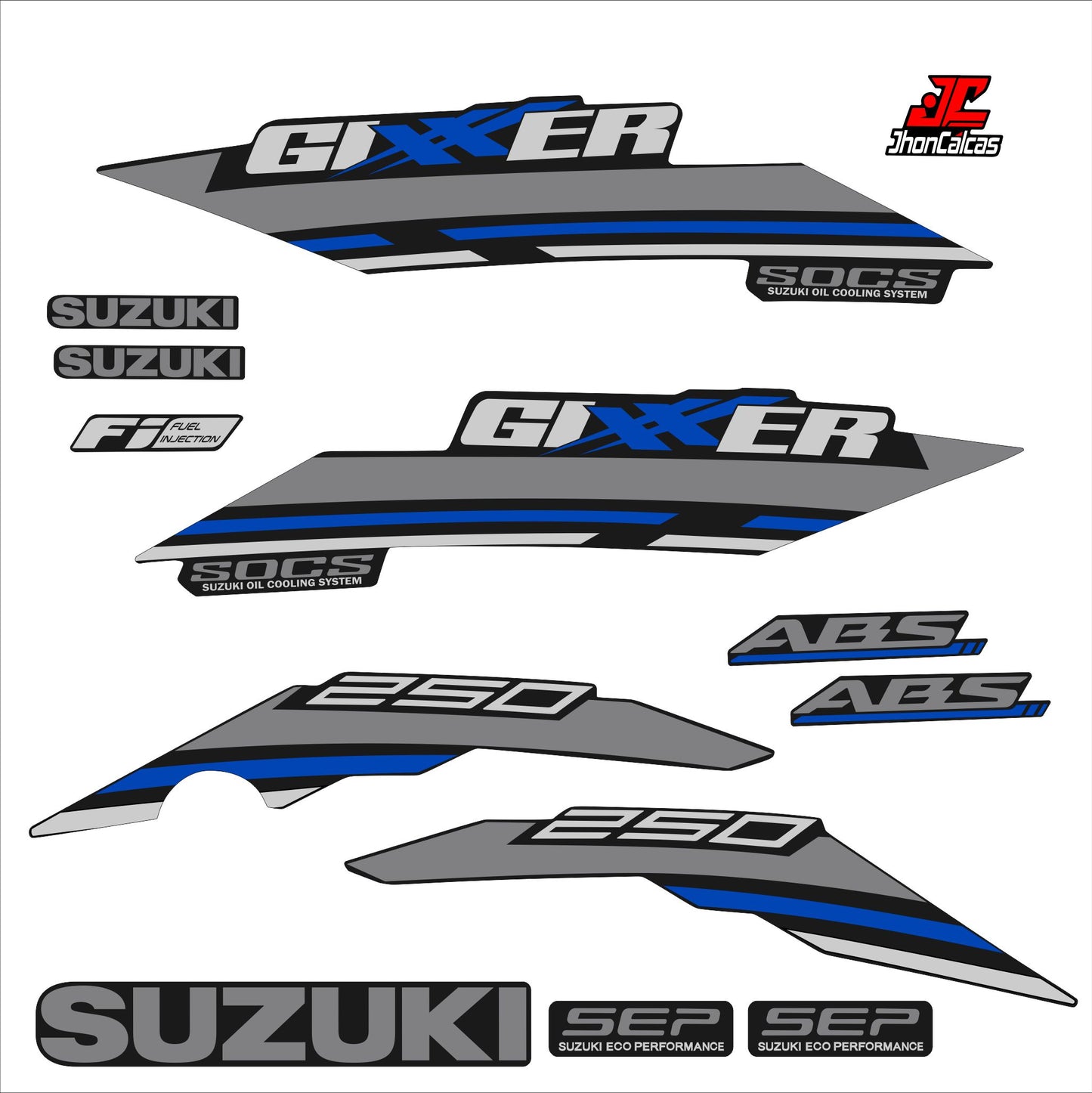 CALCAS GIXXER 250 MODELO NUEVO
