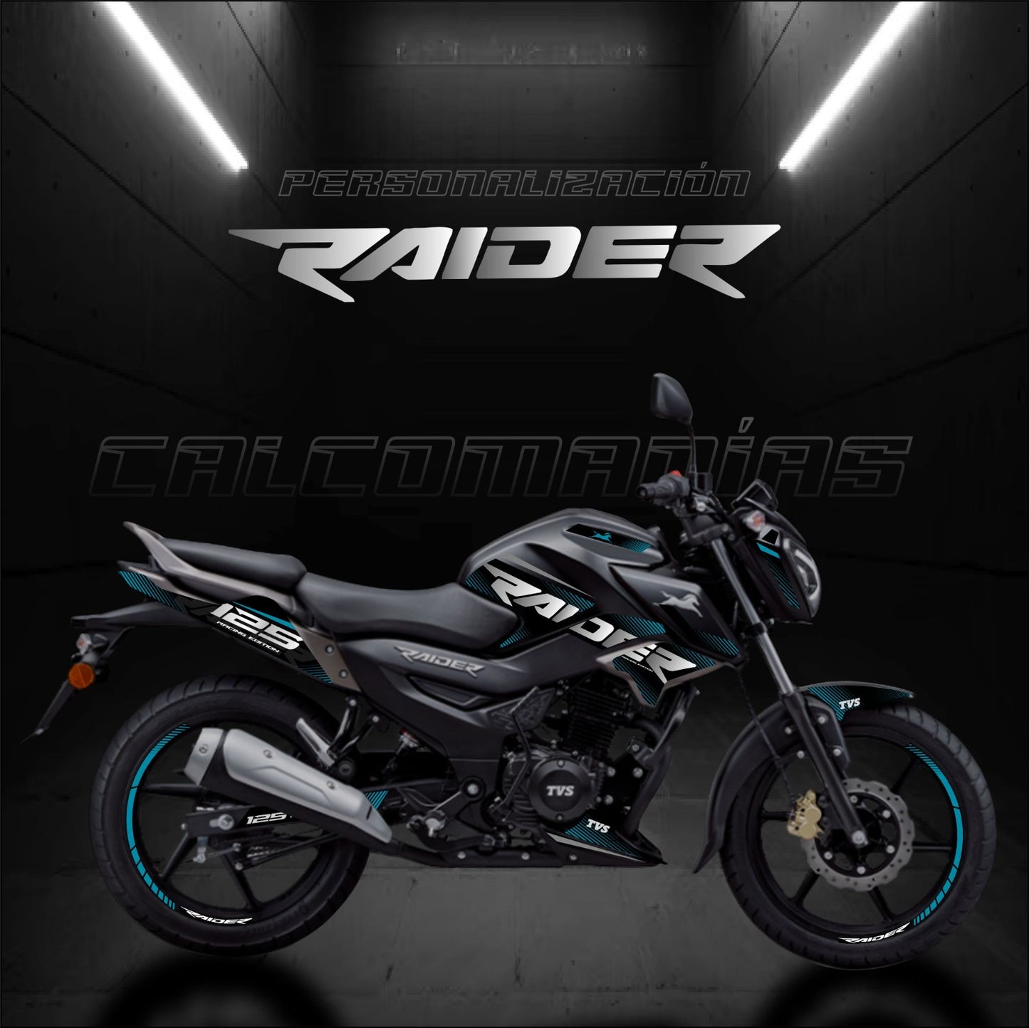 KIT PERSONALIZADO RAIDER REF 002
