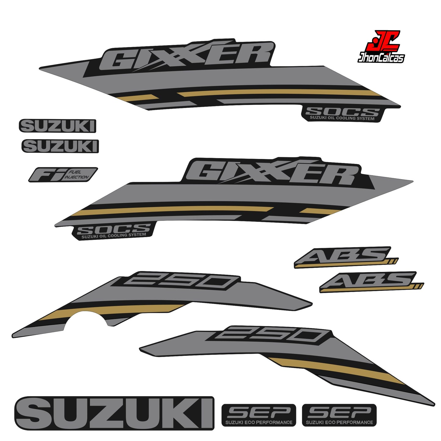 CALCAS GIXXER 250 MODELO NUEVO