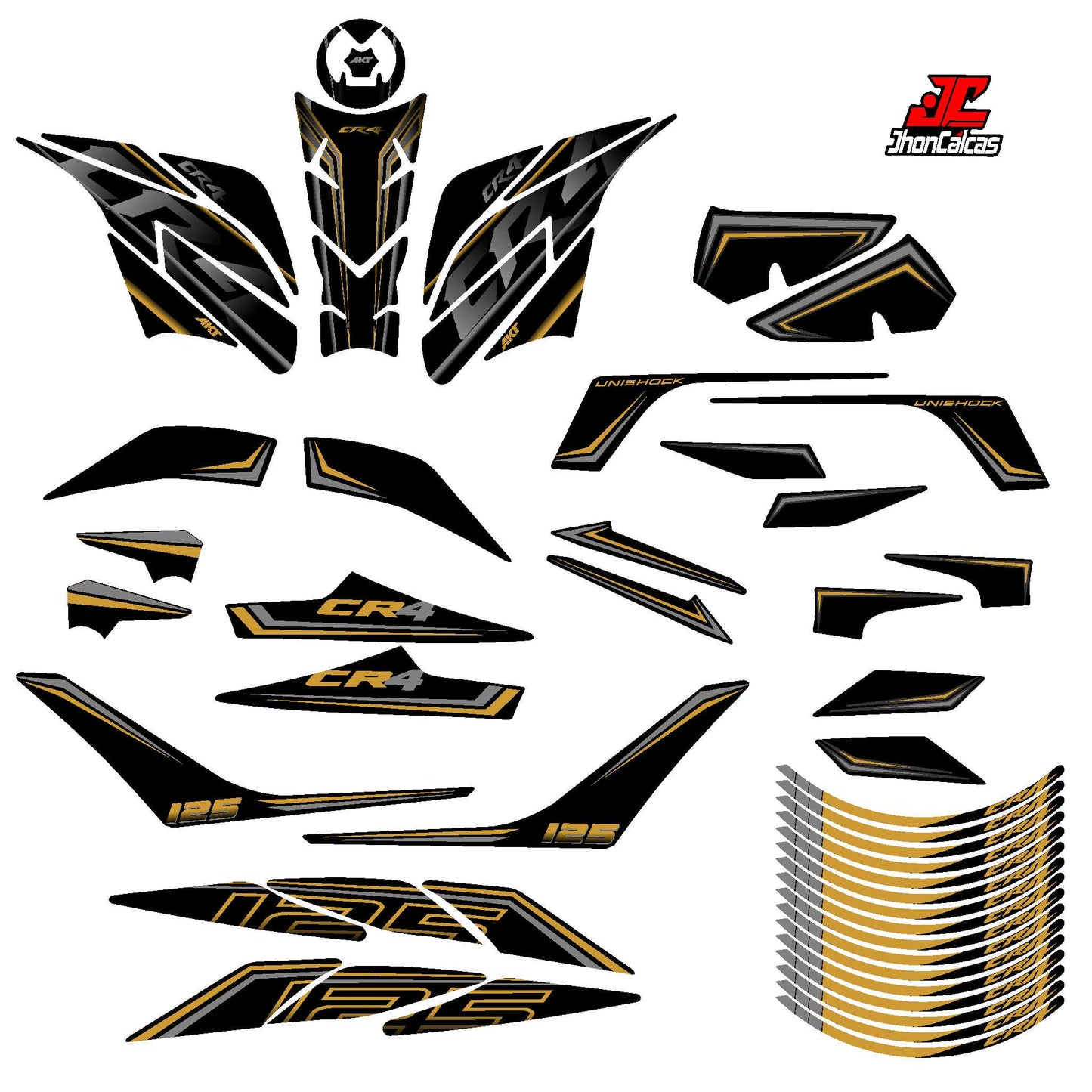 KIT PERSONALIZADO CR4 125-162 CON PROTECTOR