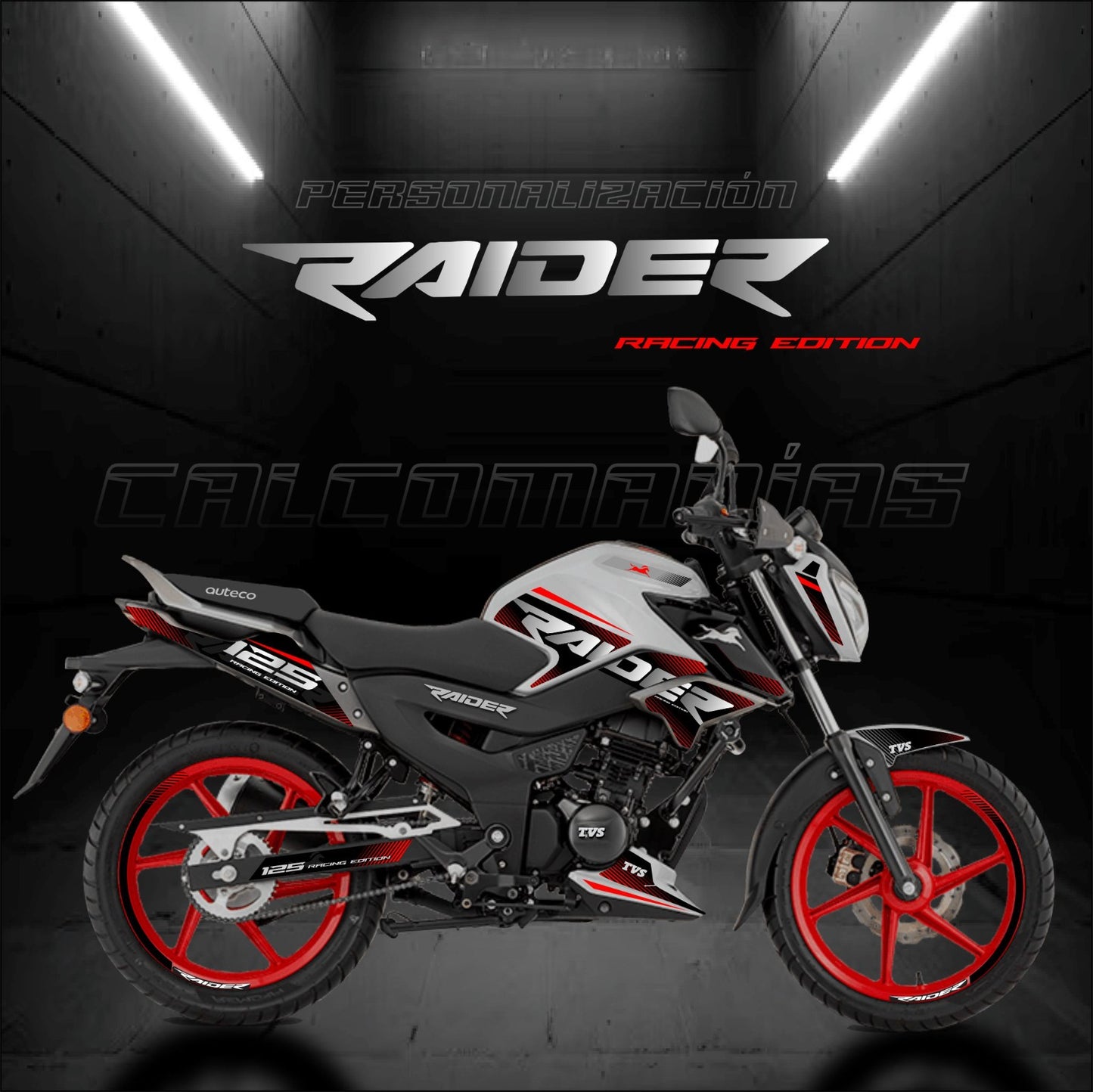 KIT PERSONALIZADO RAIDER REF 002