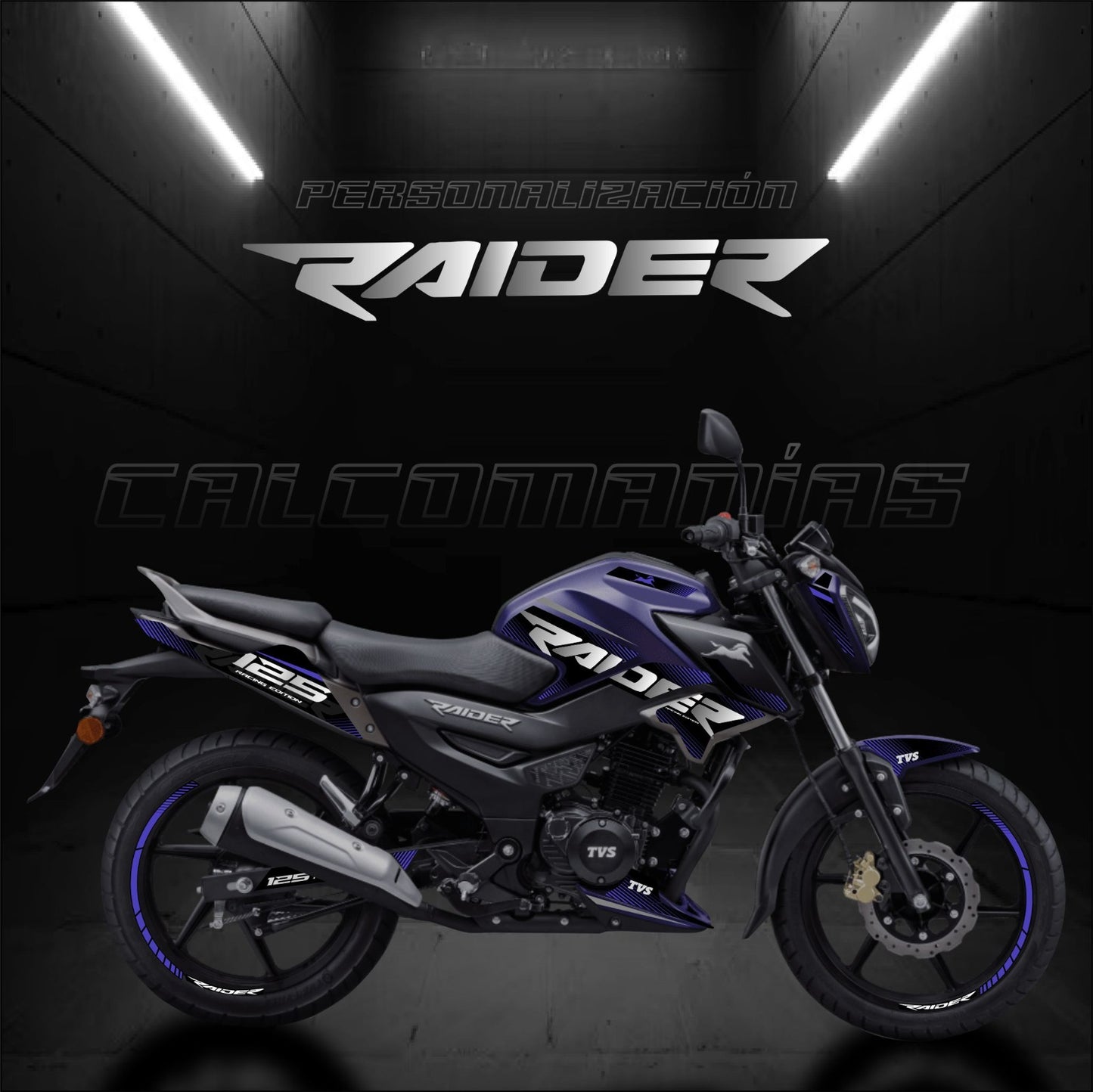 KIT PERSONALIZADO RAIDER REF 002