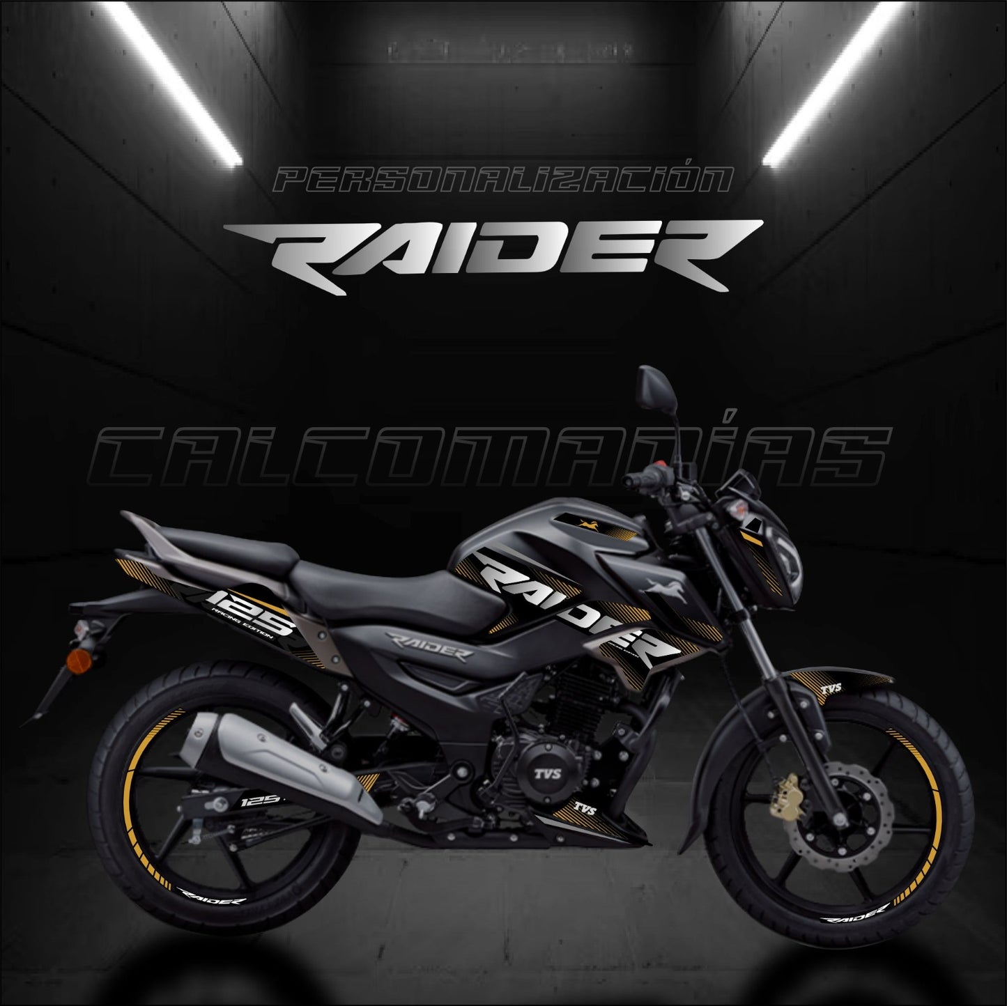 KIT PERSONALIZADO RAIDER REF 002