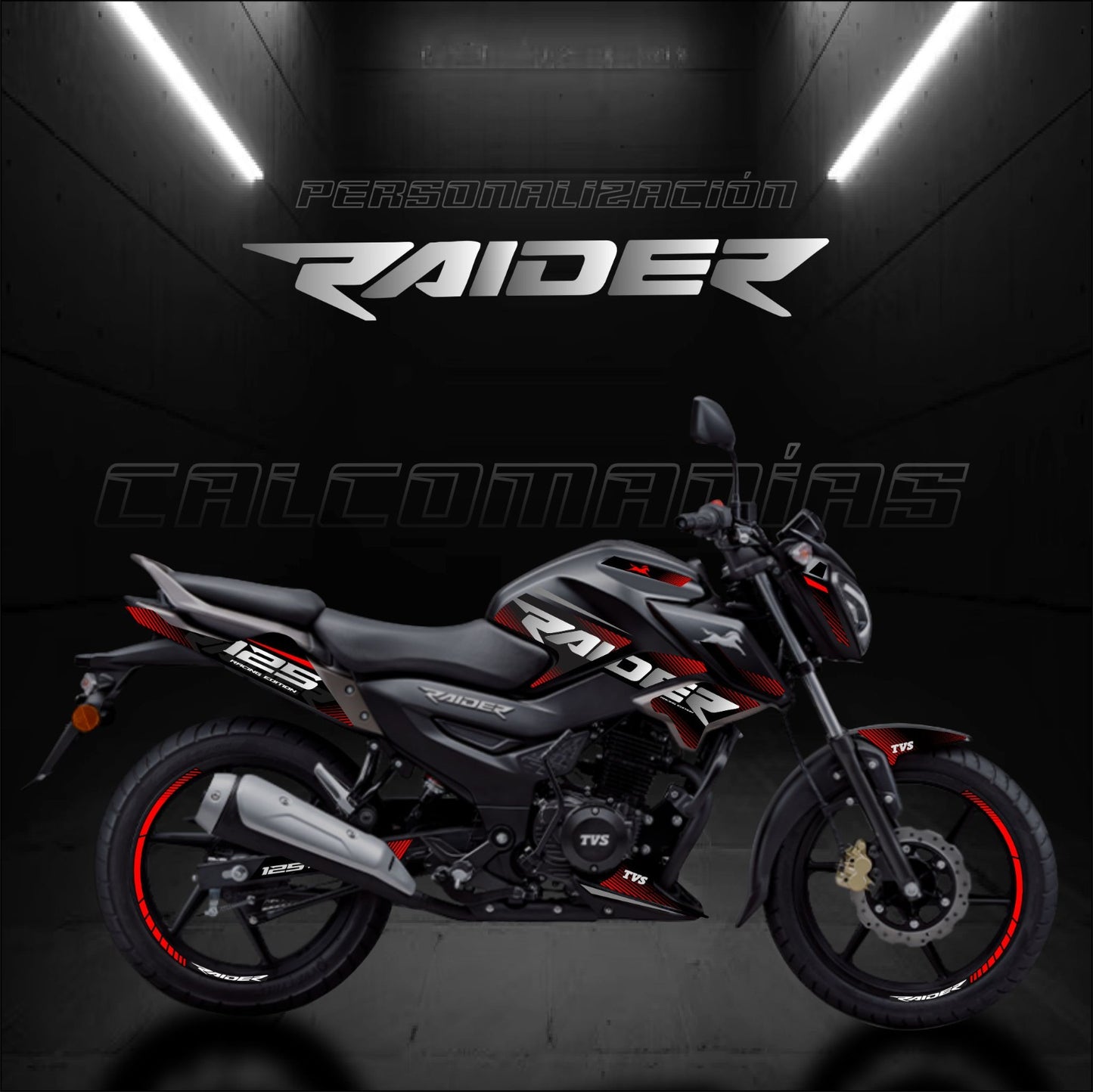 KIT PERSONALIZADO RAIDER REF 002