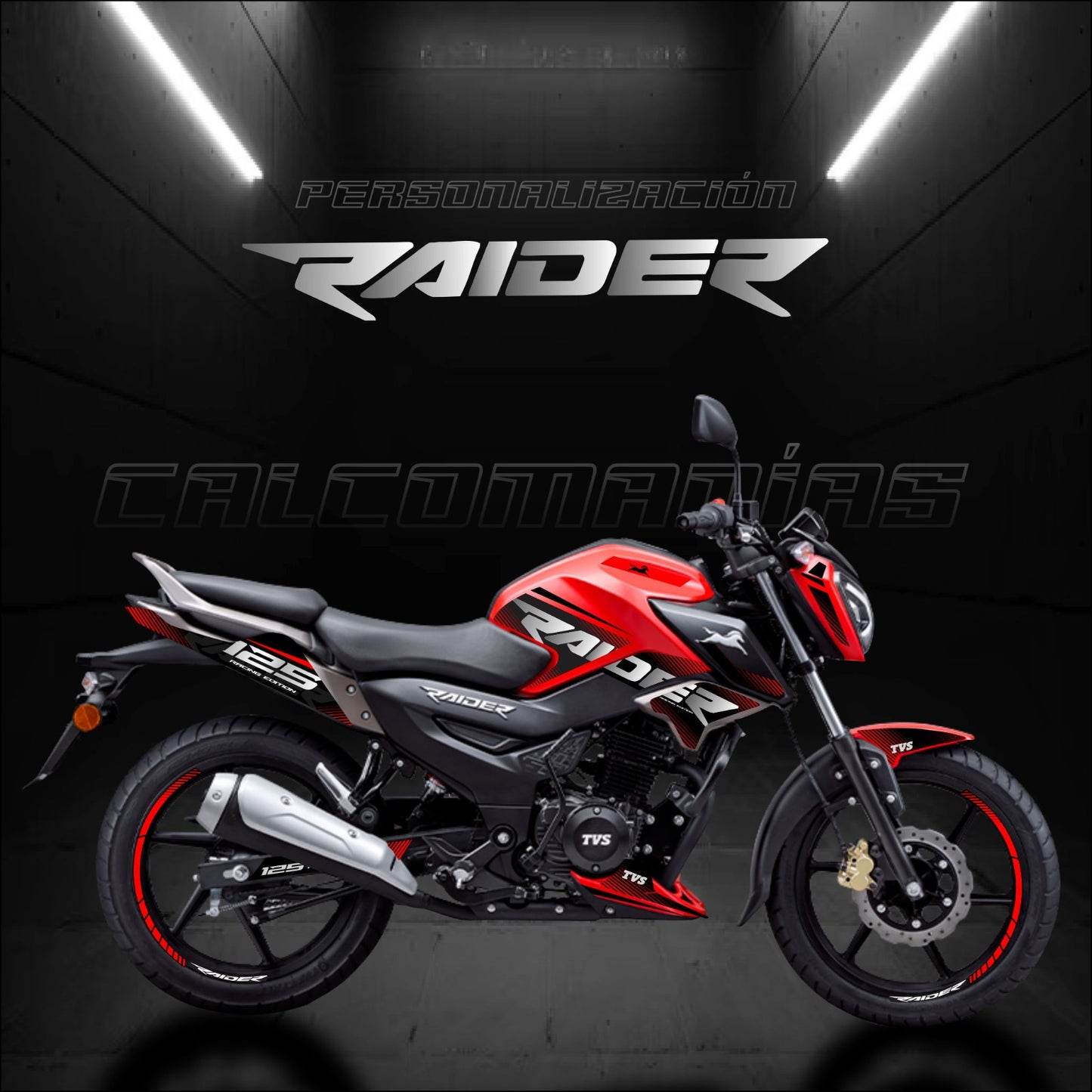 KIT PERSONALIZADO RAIDER REF 002