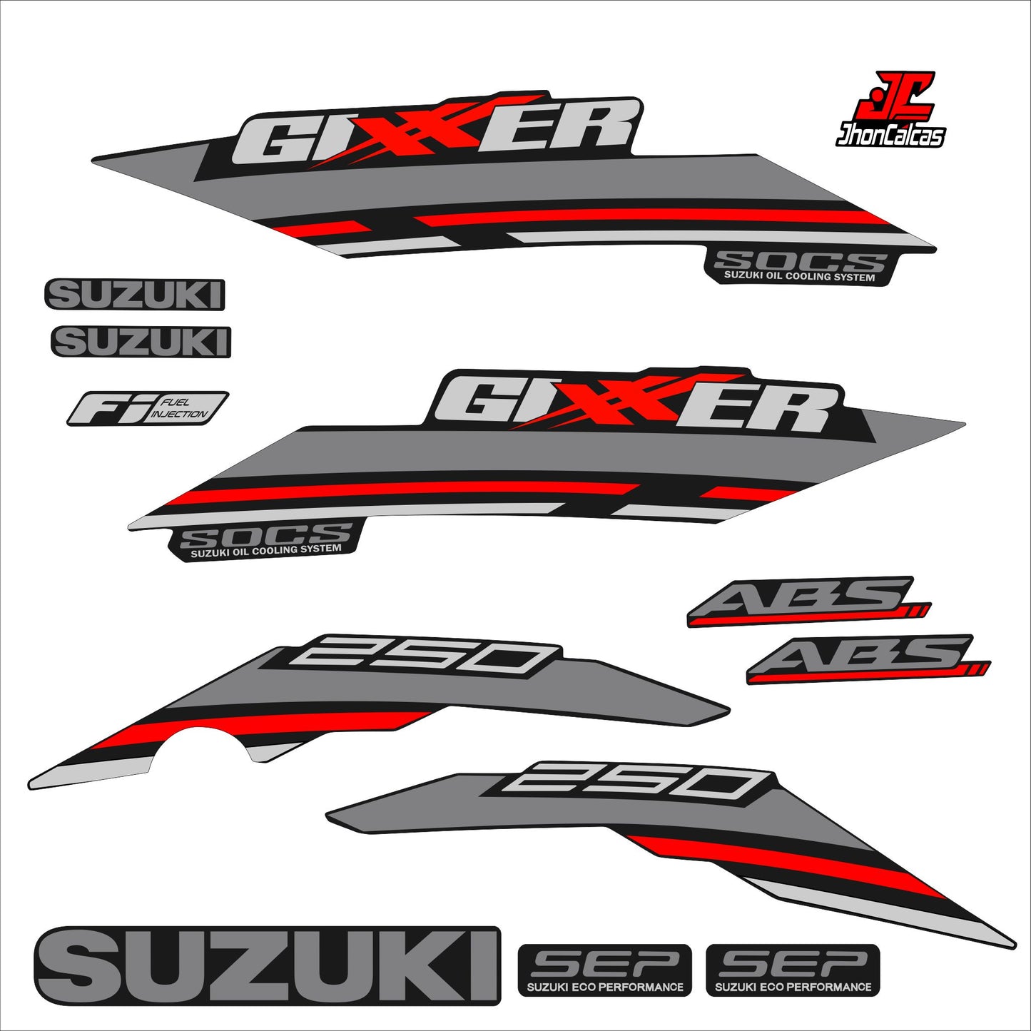 CALCAS GIXXER 250 MODELO NUEVO