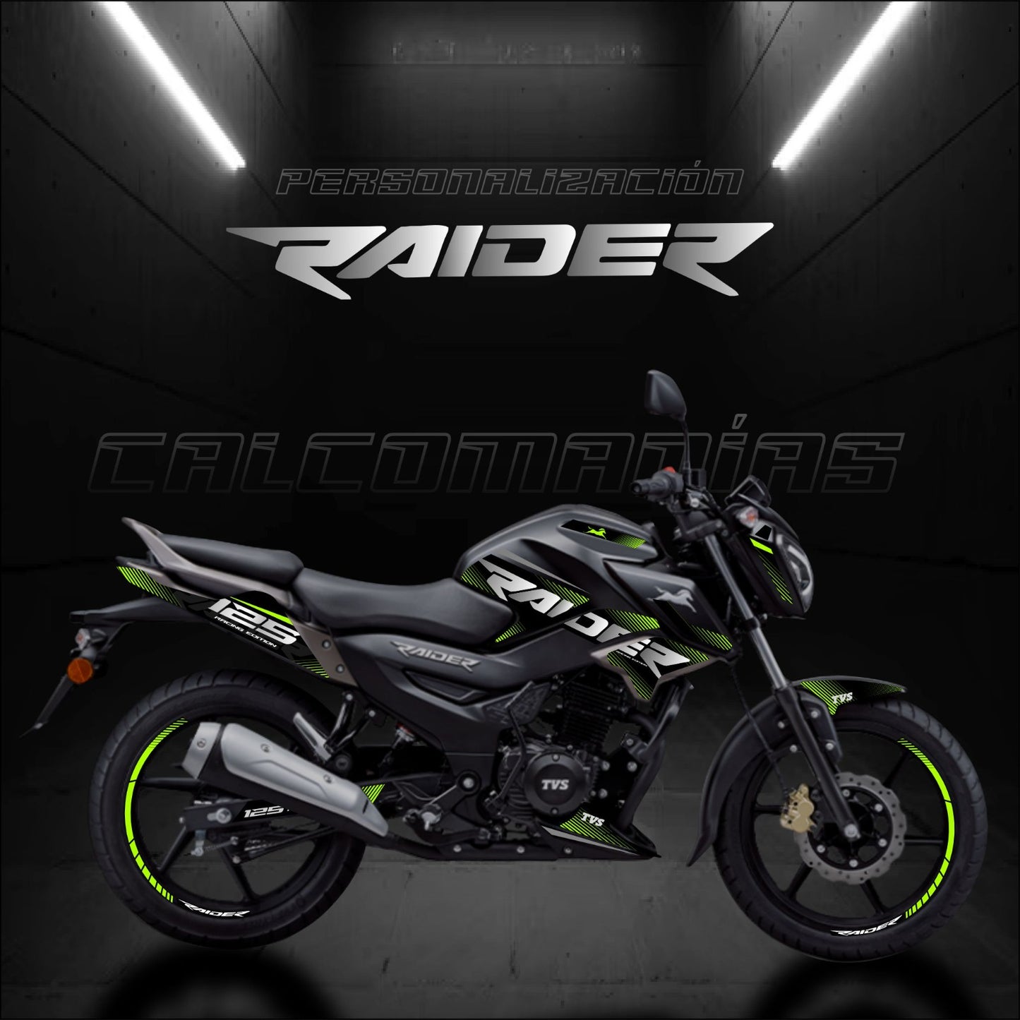 KIT PERSONALIZADO RAIDER REF 002