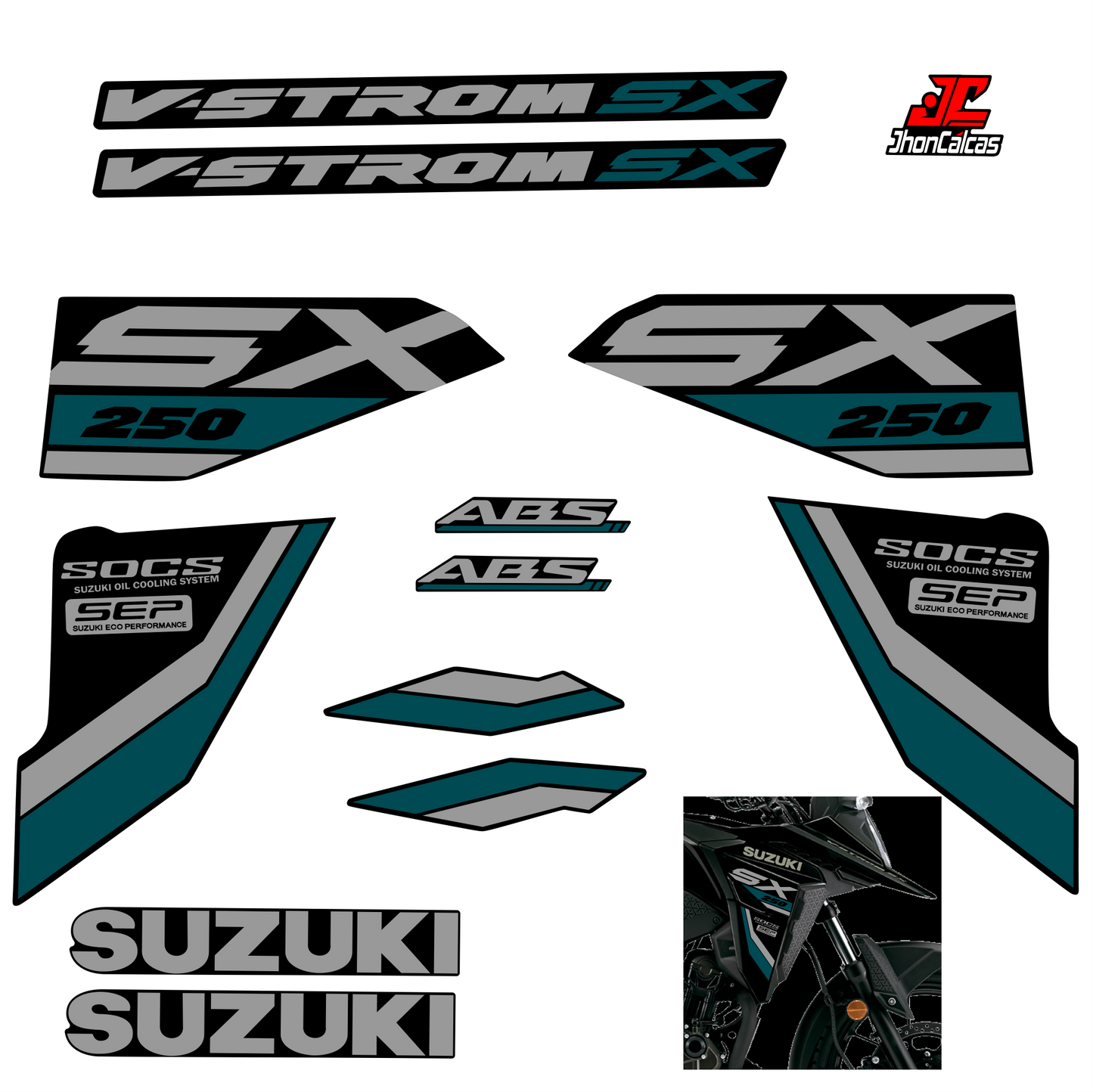 CALCAS VSTROM SX 250 2026- MOTO NEGRA