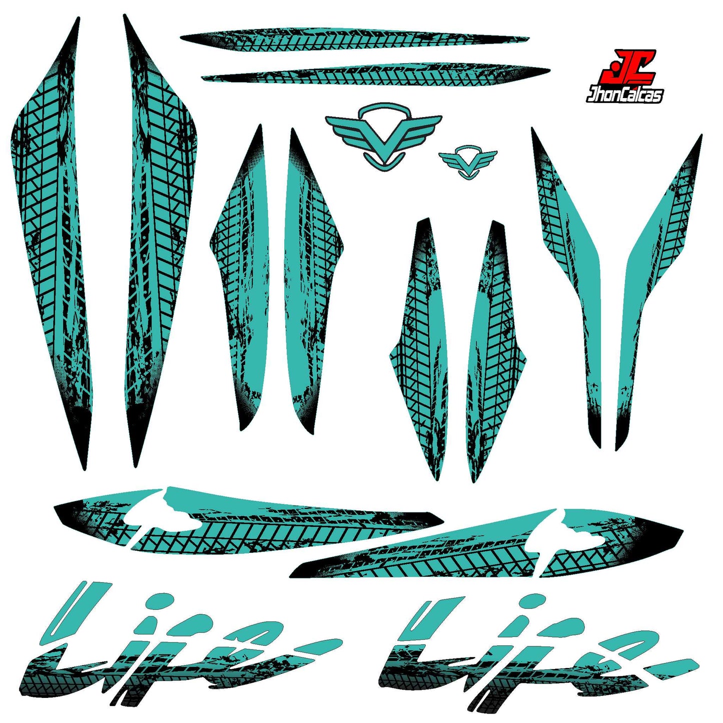 CALCAS VICTORY LIFE DESGASTADAS