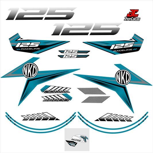 CALCAS NKD REF 006 MOTO BLANCA