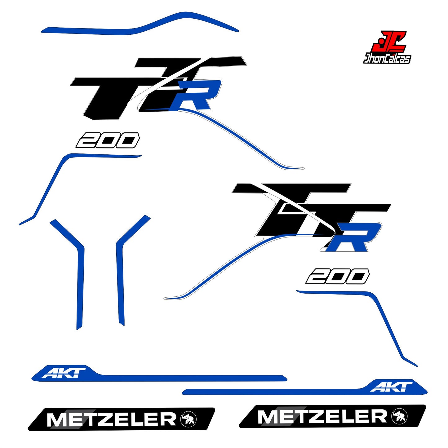 CALCAS TTR 200 2027 MOTO BLANCA