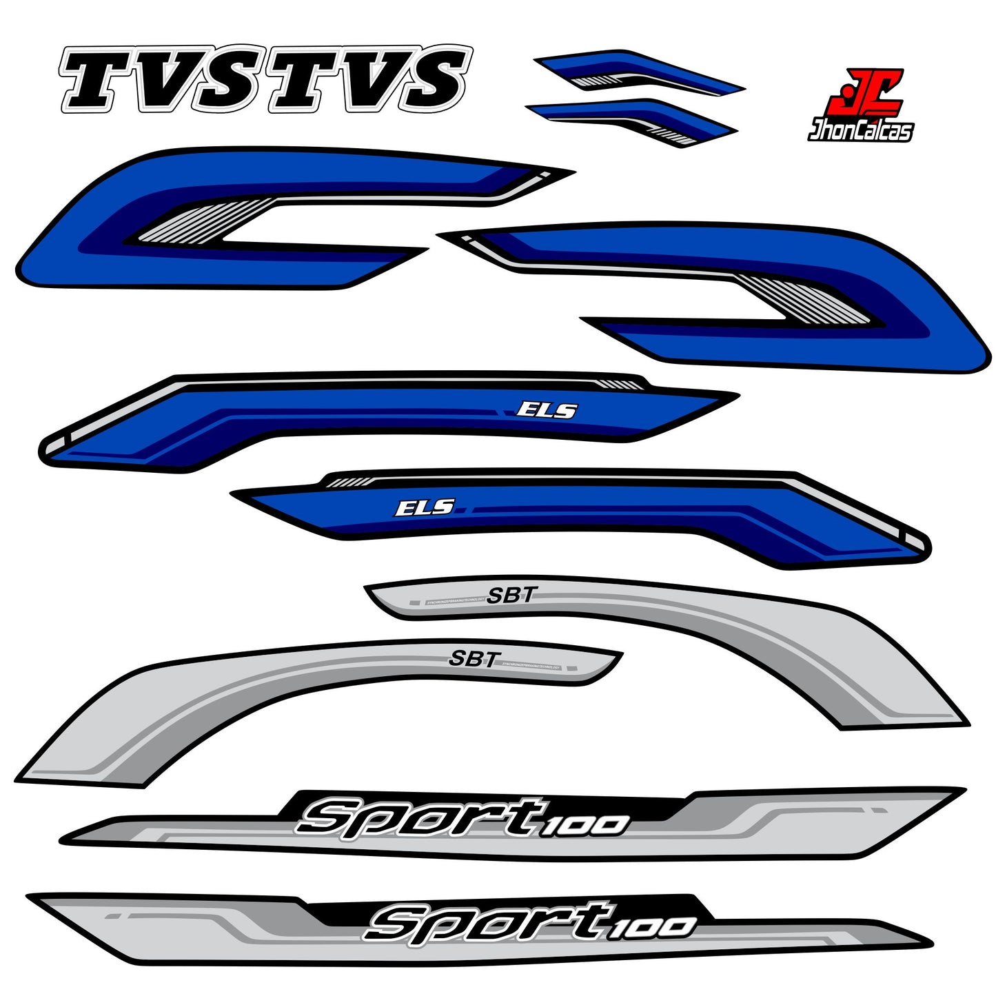 CALCAS TVS 100 SPORT ELS 2026