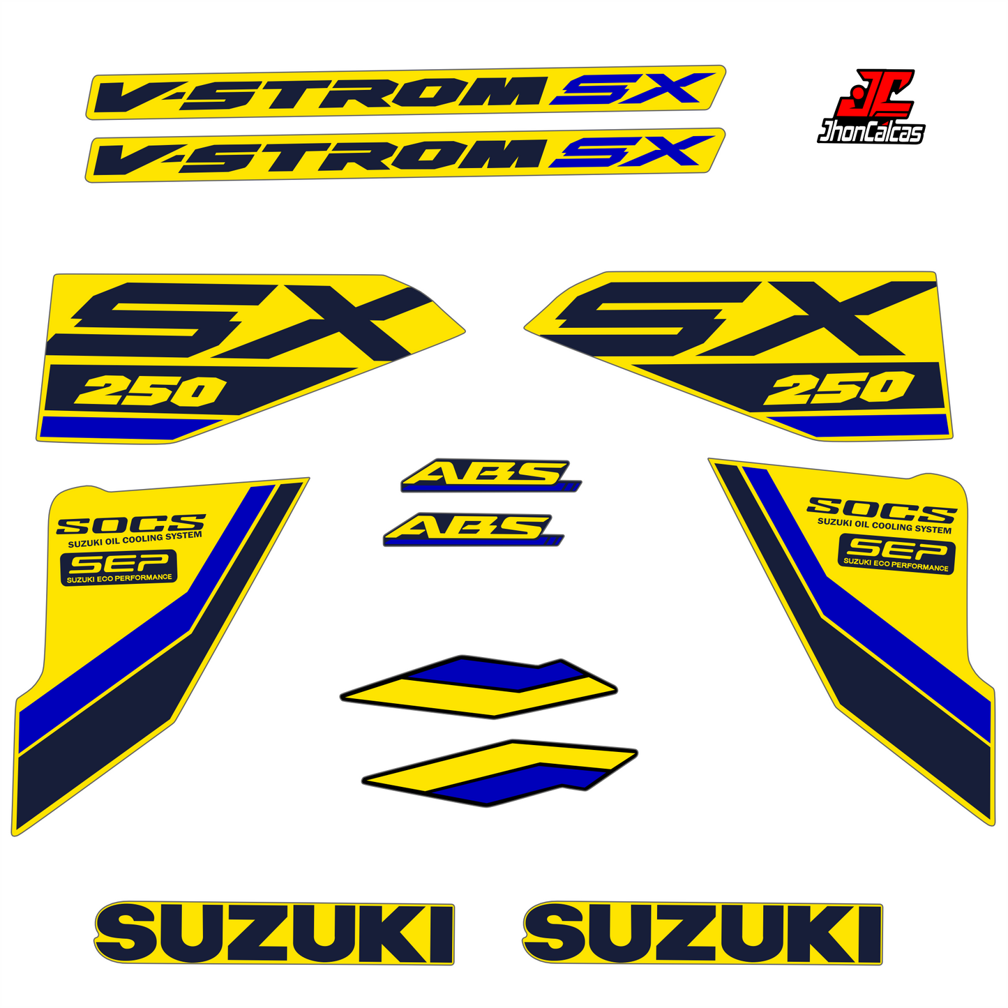 CALCAS VSTROM SX 250 2026- MOTO AMARILLA