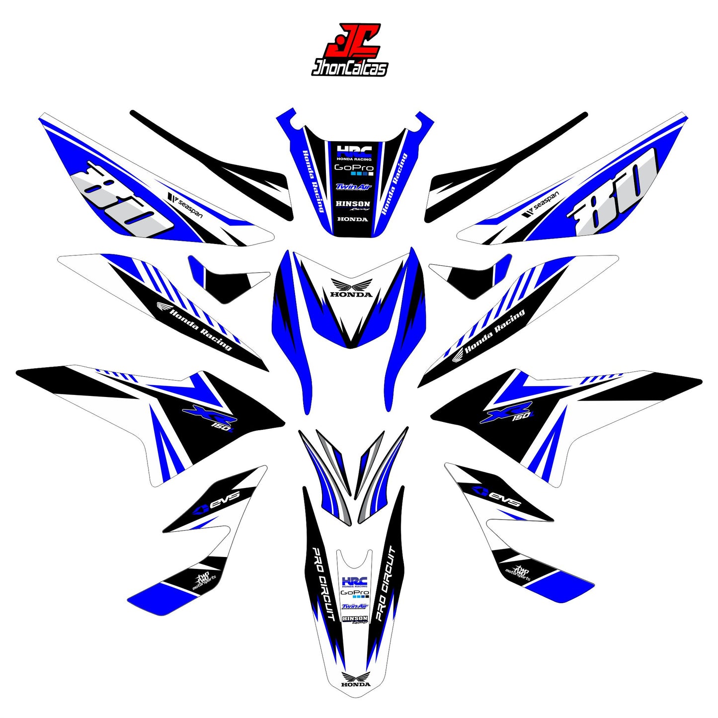 KIT PERSONALIZADO DE XR 150L